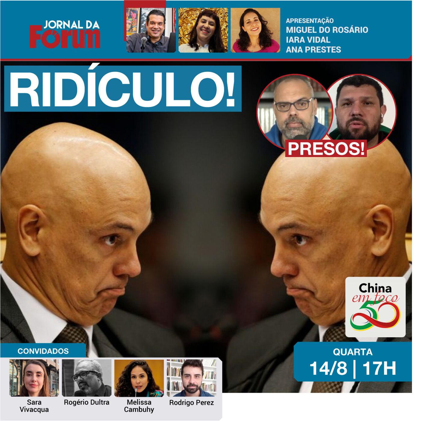 Xandão do STF versus Xandão do TSE: o escândalo vazio da Folha | Allan dos Santos e Eustáquio presos episode artwork