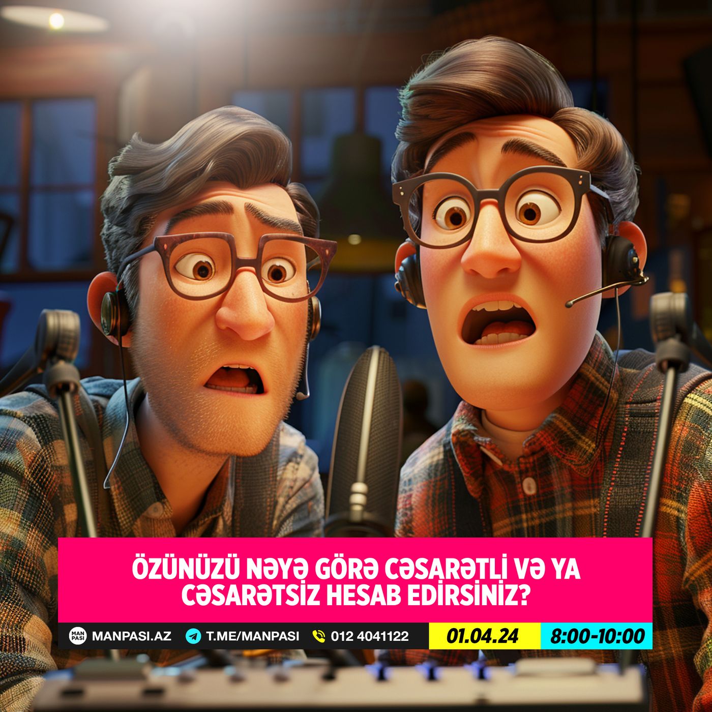 Özünüzü nəyə görə cəsarətli və ya cəsarətsiz hesab edirsiniz? 01.04.2024