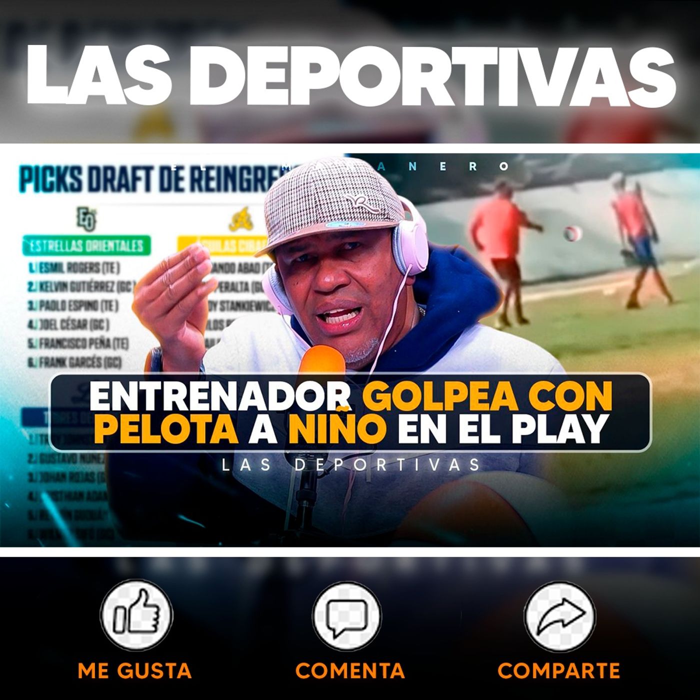 Entrenador golpea con Pelota a niño por mala jugada - El Draft de Reingreso de la LIDOM