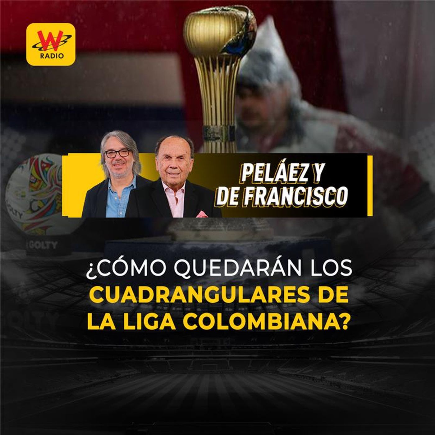 ¿Cómo quedarán los cuadrangulares de la liga colombiana?