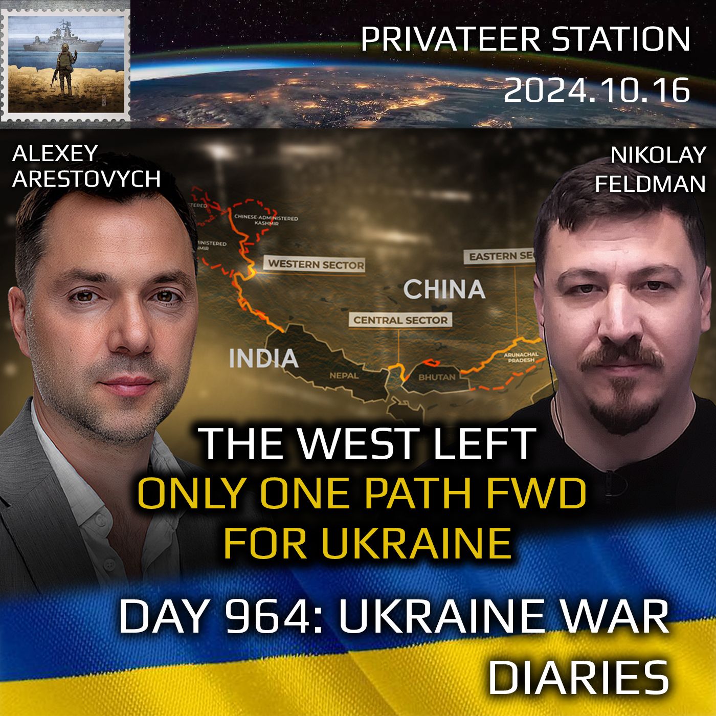 cover of episode War in Ukraine, Analytics. Day 964: West Left Only One Path Forward for Ukraine. Arestovych, Feldman