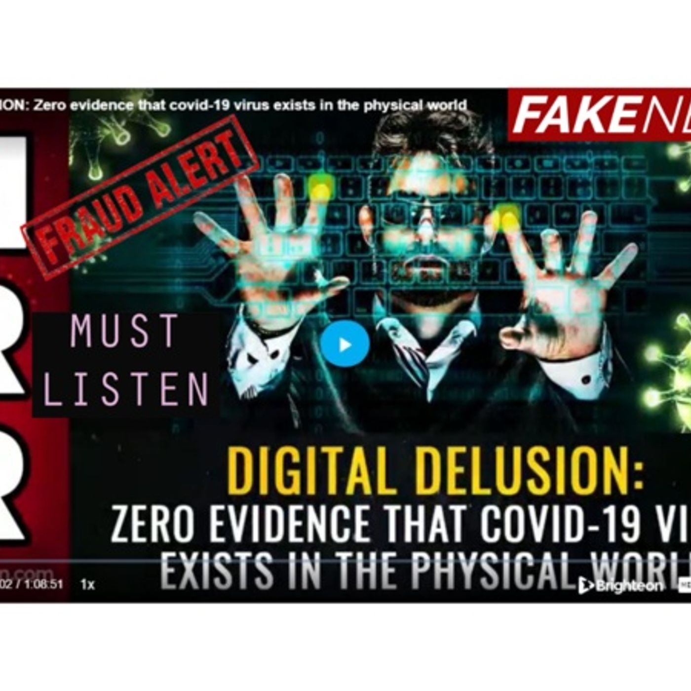 MIKE ADAMS: COVID-19 Doesn't Exist! There's No Sample Of It Anywhere...TRUTHBOMB episode artwork