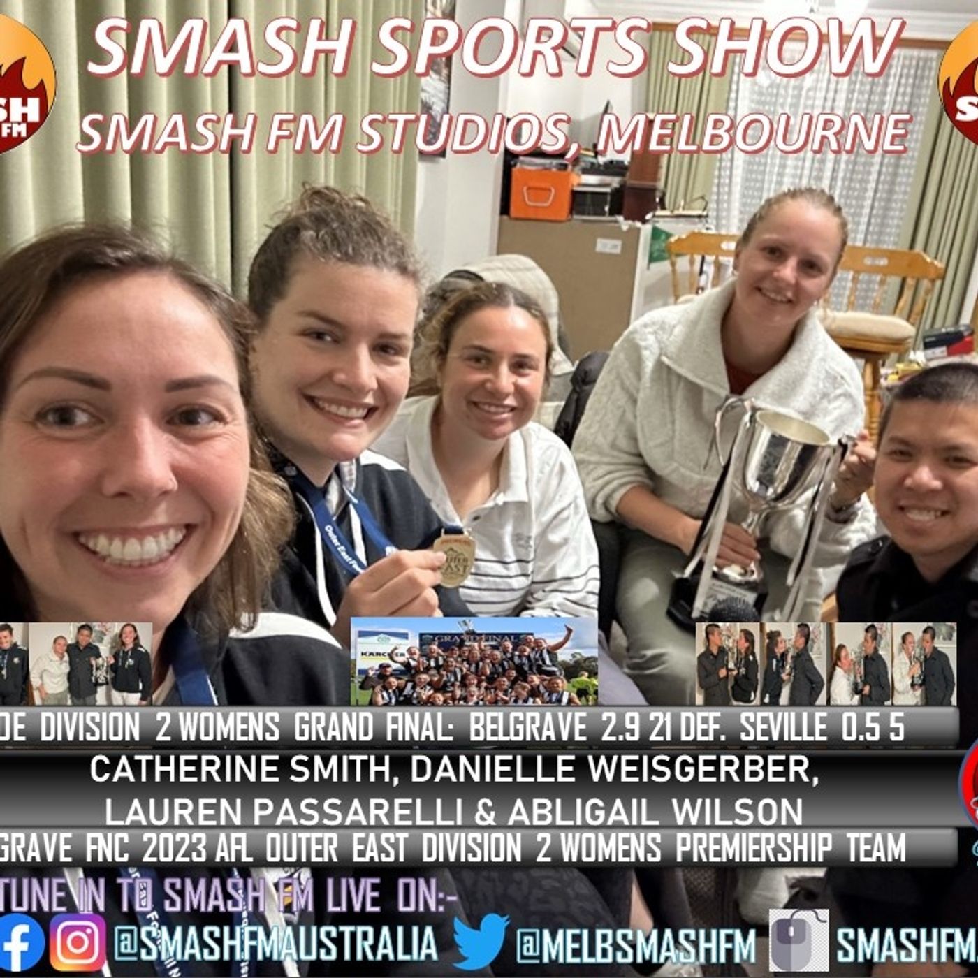 SSS10THYR: Belgrave FNC AFLOE23 Division 2 Womens Premiership Interviews 051023