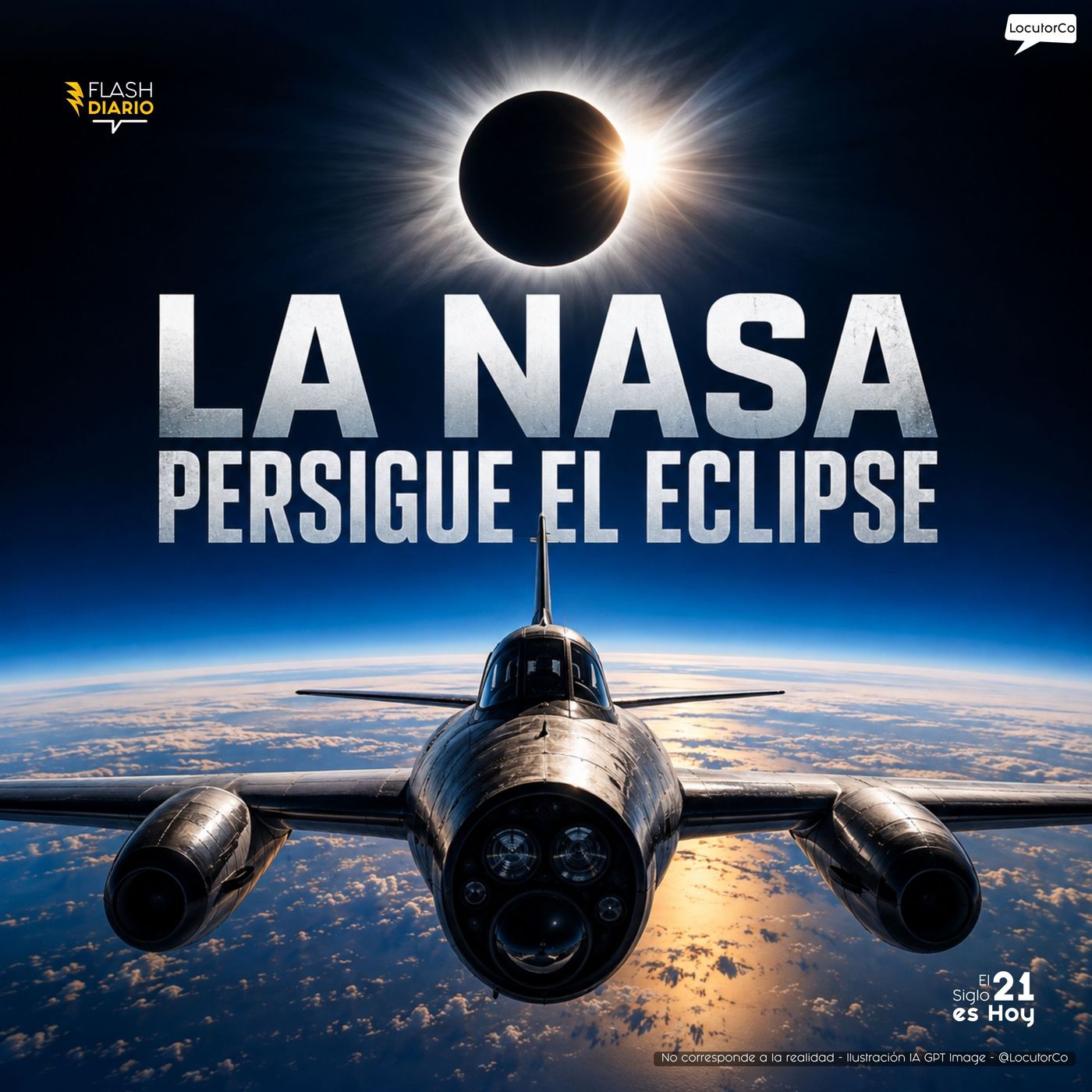 NASA persigue el eclipse