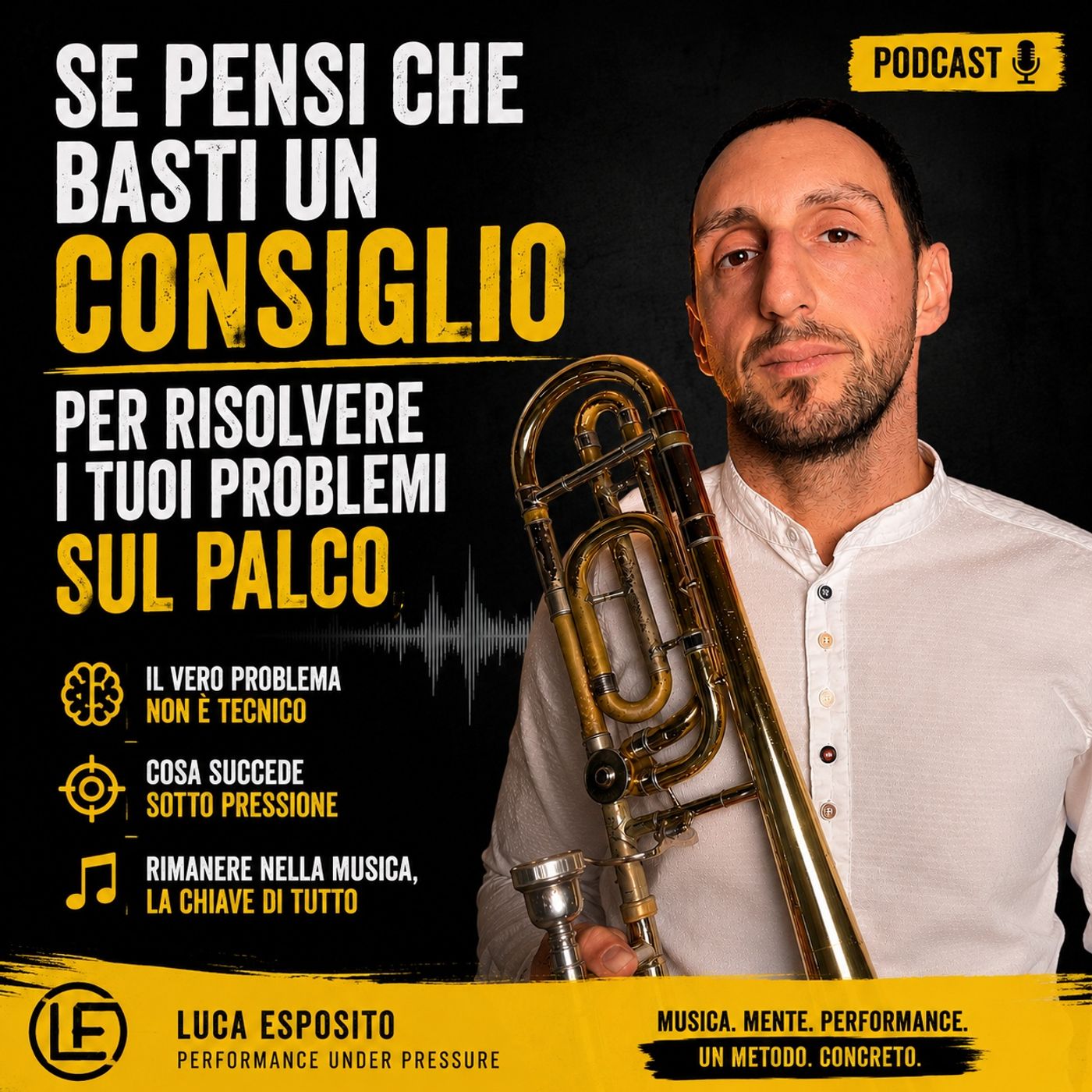 Se pensi che basti un solo consiglio per risolvere i tuoi problemi sul palco, guarda questo video episode artwork