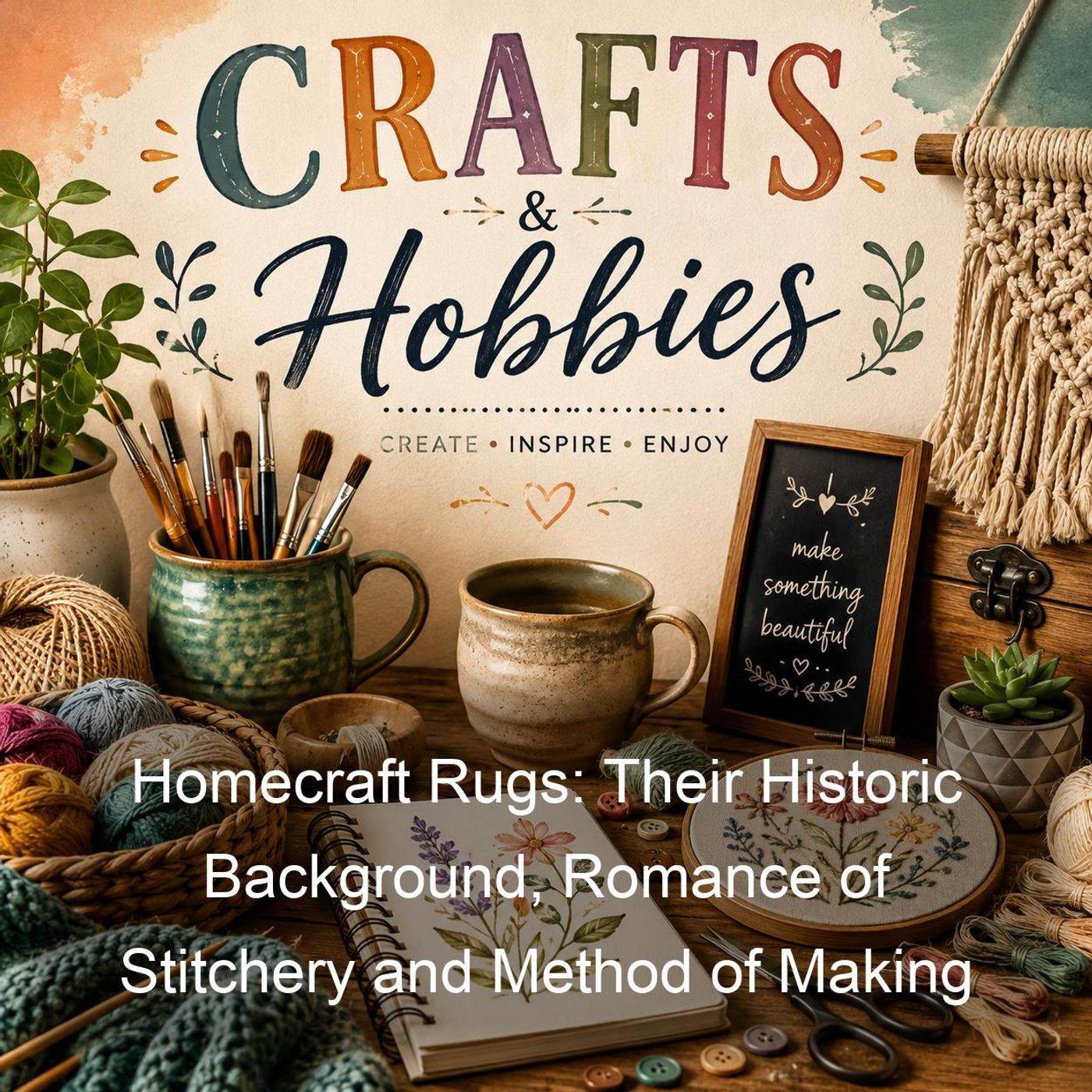Homecraft Rugs: Their Historic Background, Romance of Stitchery and Method of Making