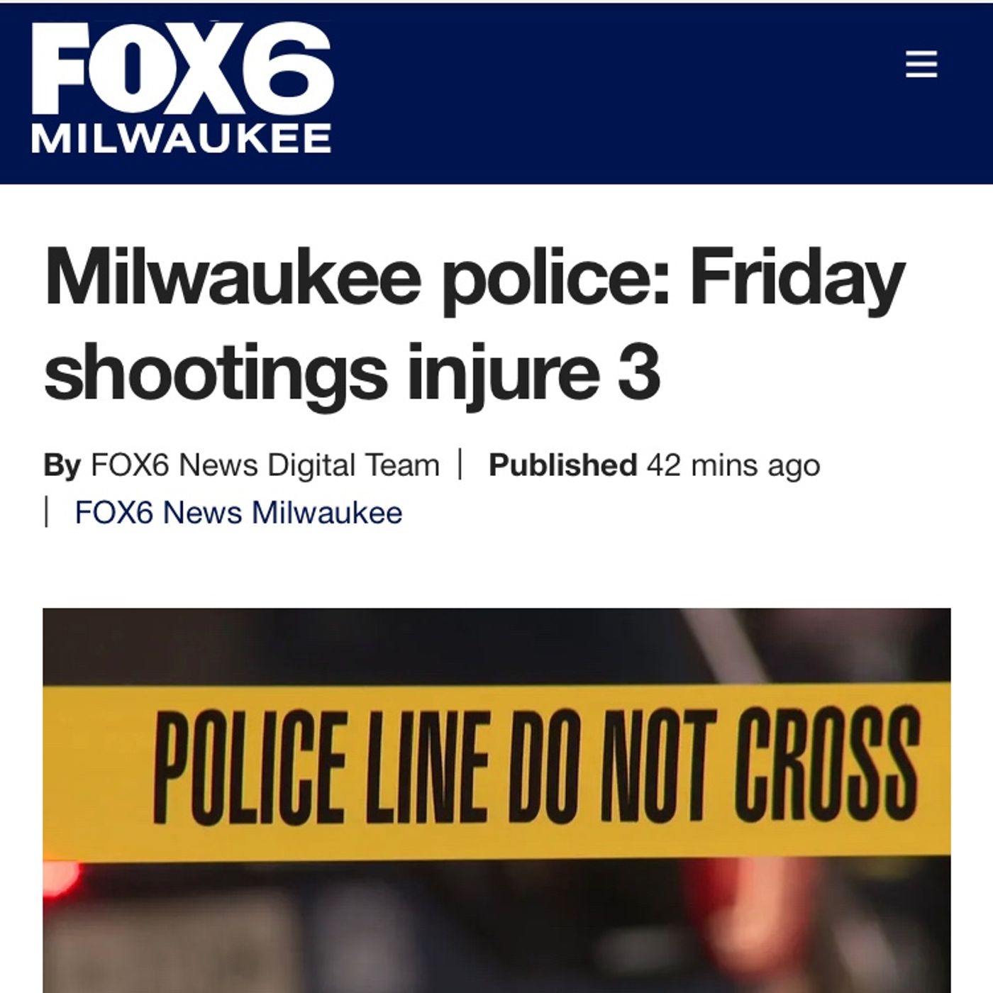 Milwaukee police: Friday shootings injure 3 episode artwork