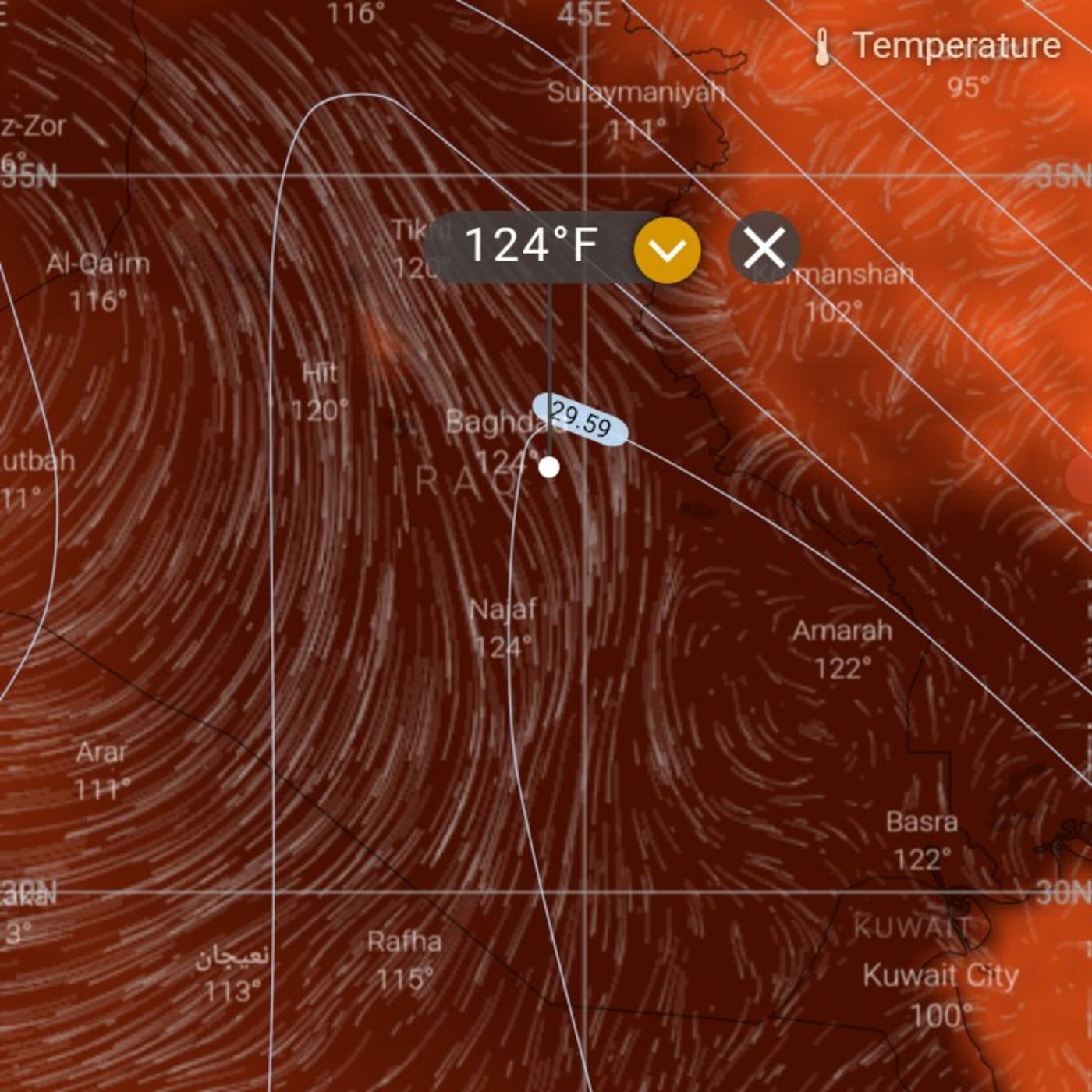 Extreme Heat for Jerusalem,Israel & Iraq, Russia, Louisiana, Caspean Sea then a Washington Surprise!