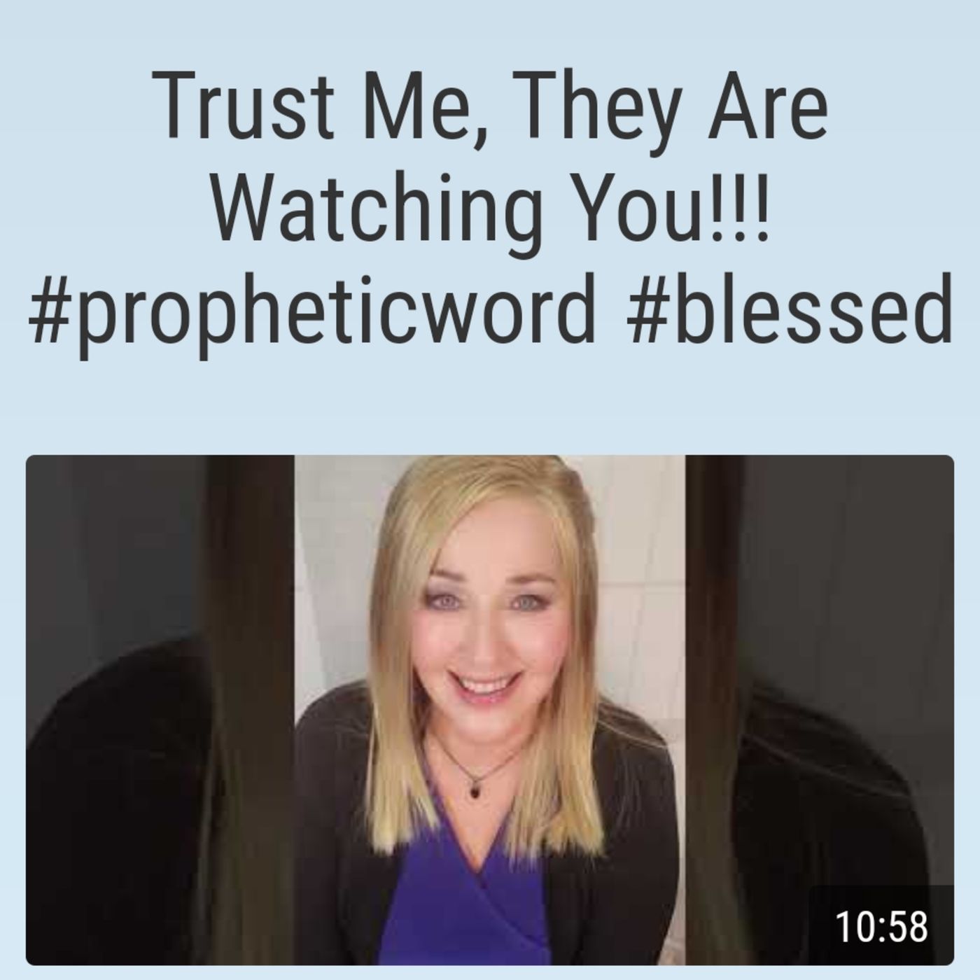 Trust Me, They Are Watching You!!! #propheticword #blessed episode artwork
