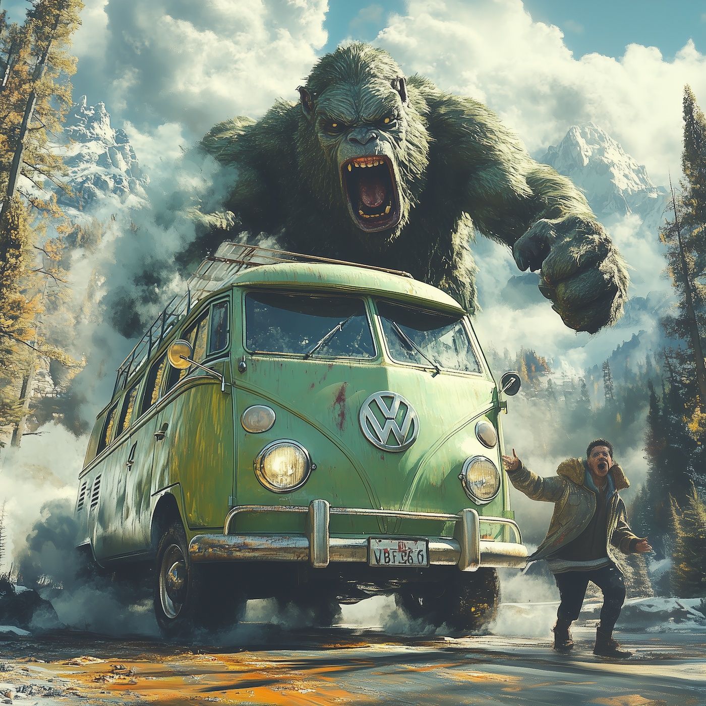 SO EP:602 Bigfoot Attacks A VW Bus!