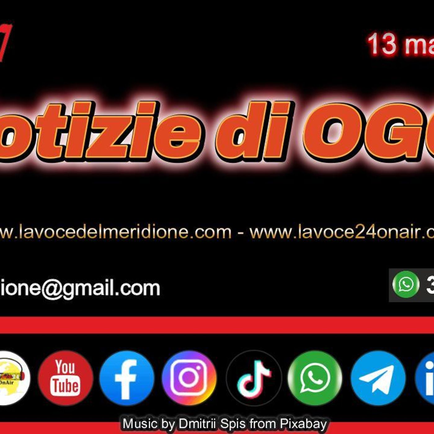 Anteprima FlashNews24 - Le Notizie di OGGI - 13 maggio 2026 - a cura di Francesco Sampogna episode artwork