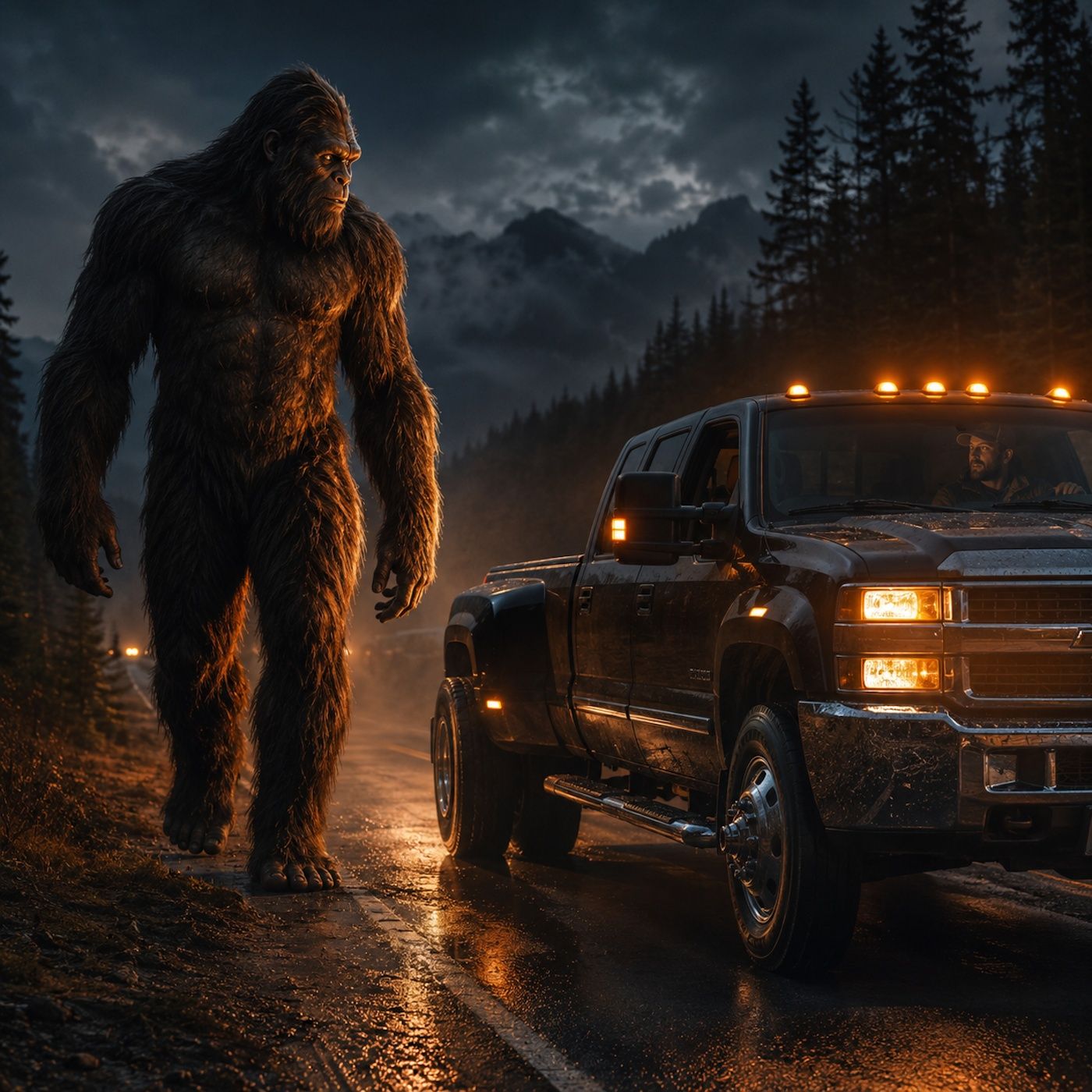 Bigfoot At Monkey Creek — Sasquatch Odyssey cover