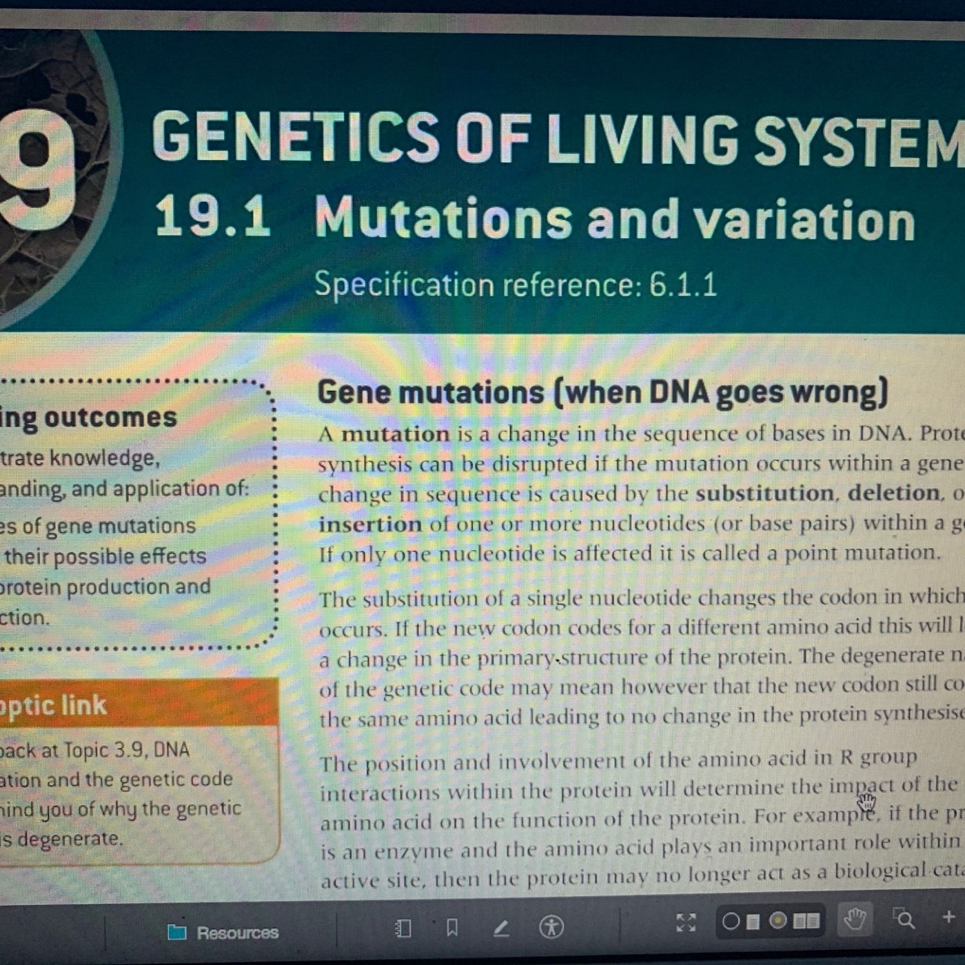 19 Genetics Of Living Systems