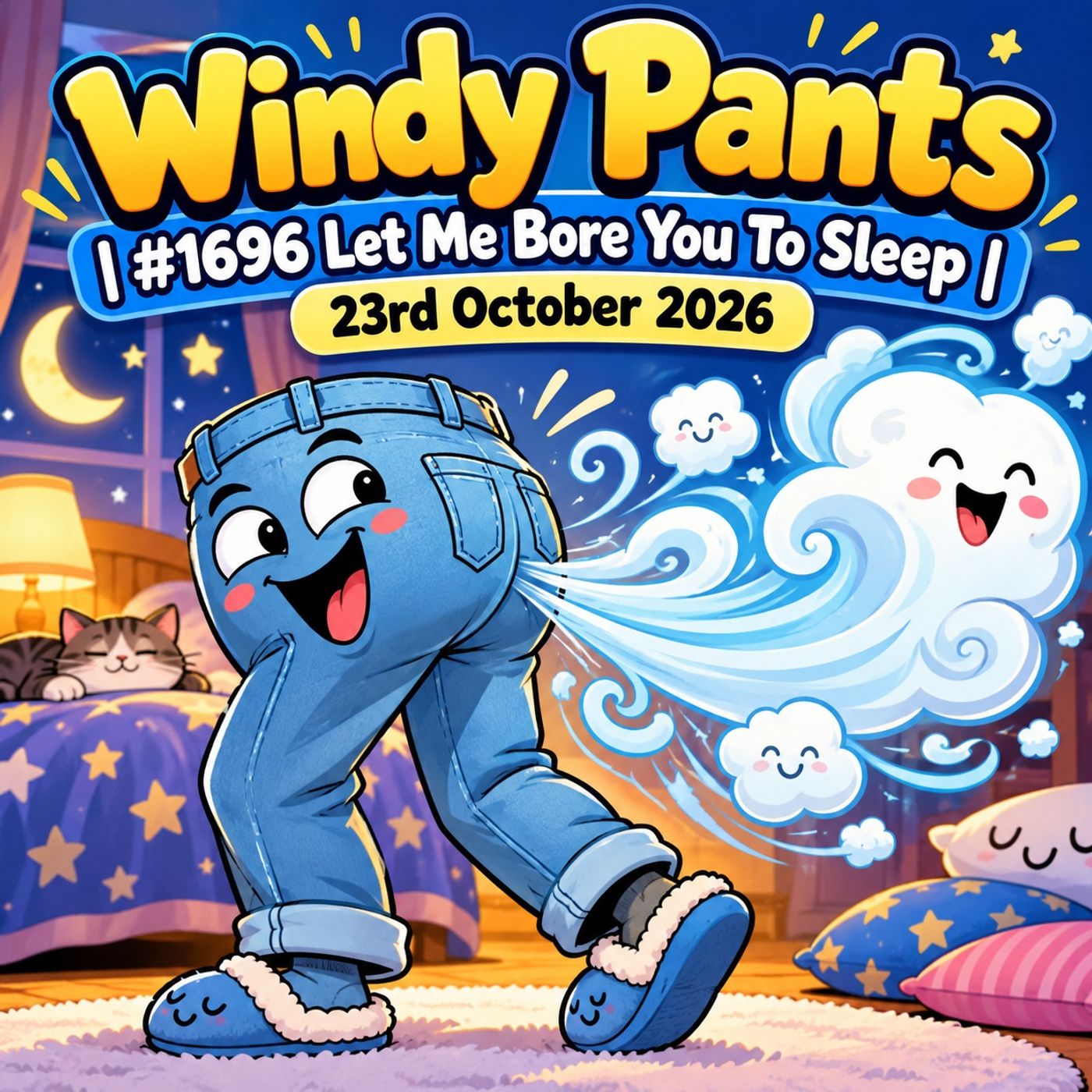 (Overnight Music) Windy Pants | #1696 Let Me Bore You To Sleep | 23rd October 2026 episode artwork