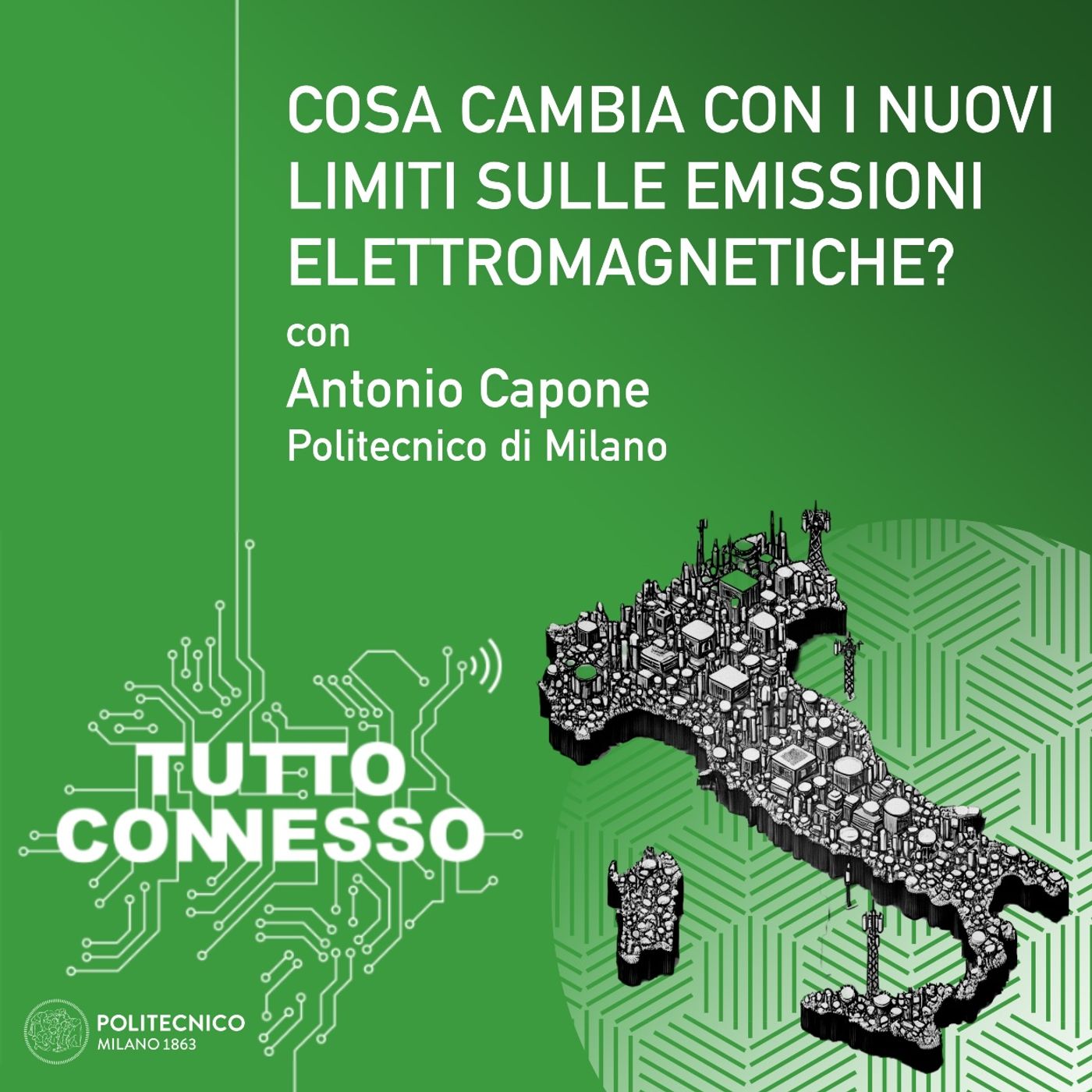 Cosa cambia con i nuovi limiti sulle emissioni elettromagnetiche? Con Antonio Capone episode artwork