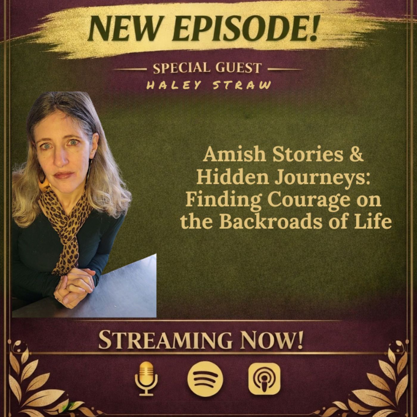 LIZ SERVES: Haley Straw Amish Stories & Hidden Journeys episode artwork