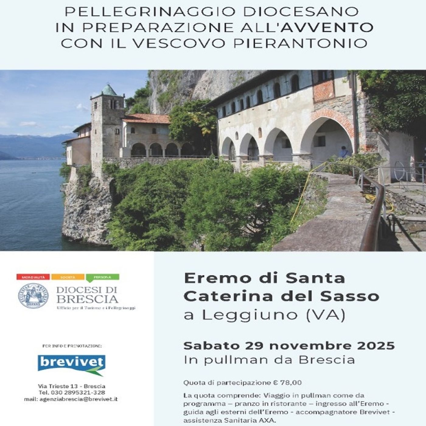 In Pellegrinaggio con il Vescovo Pierantonio all'Eremo di Santa Caterina del Sasso: intervista a Barbara Chiodi  -  25 ottobre 2025 episode artwork