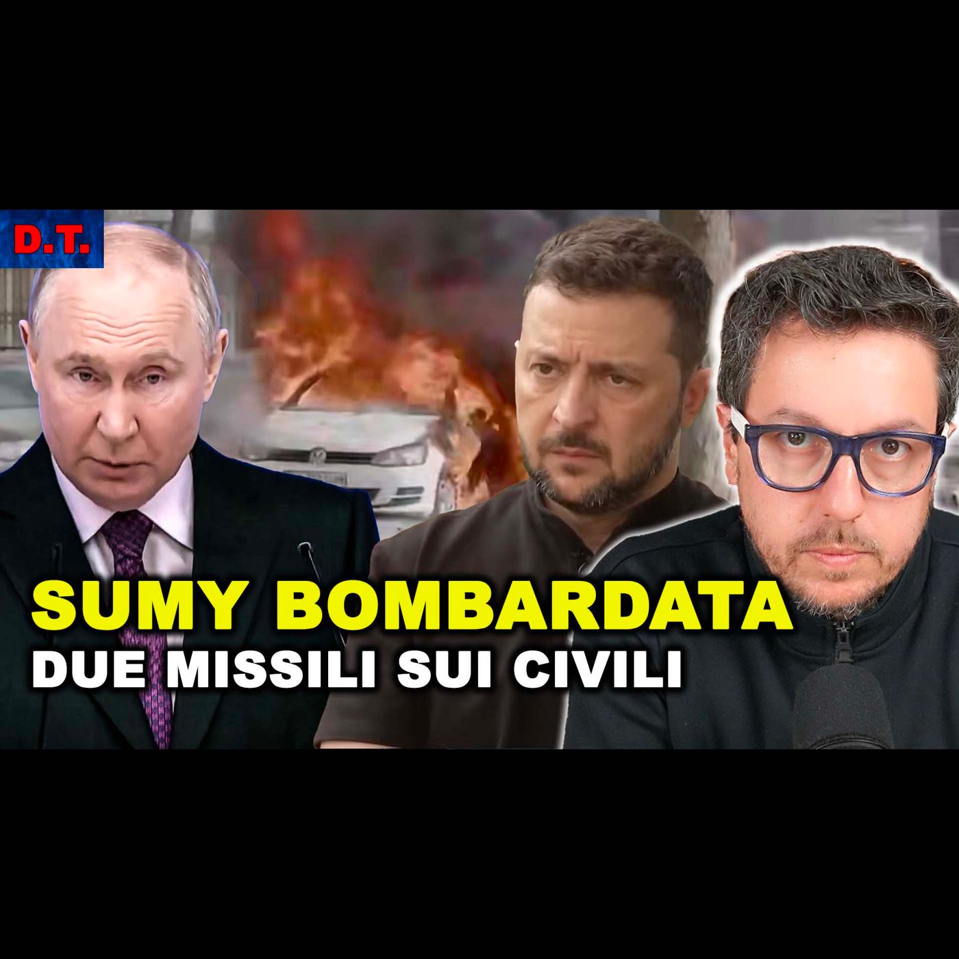 UCRAINA: ATTACCO RUSSO SU SUMY | Due missili colpiscono civili, oltre 30 vittime
