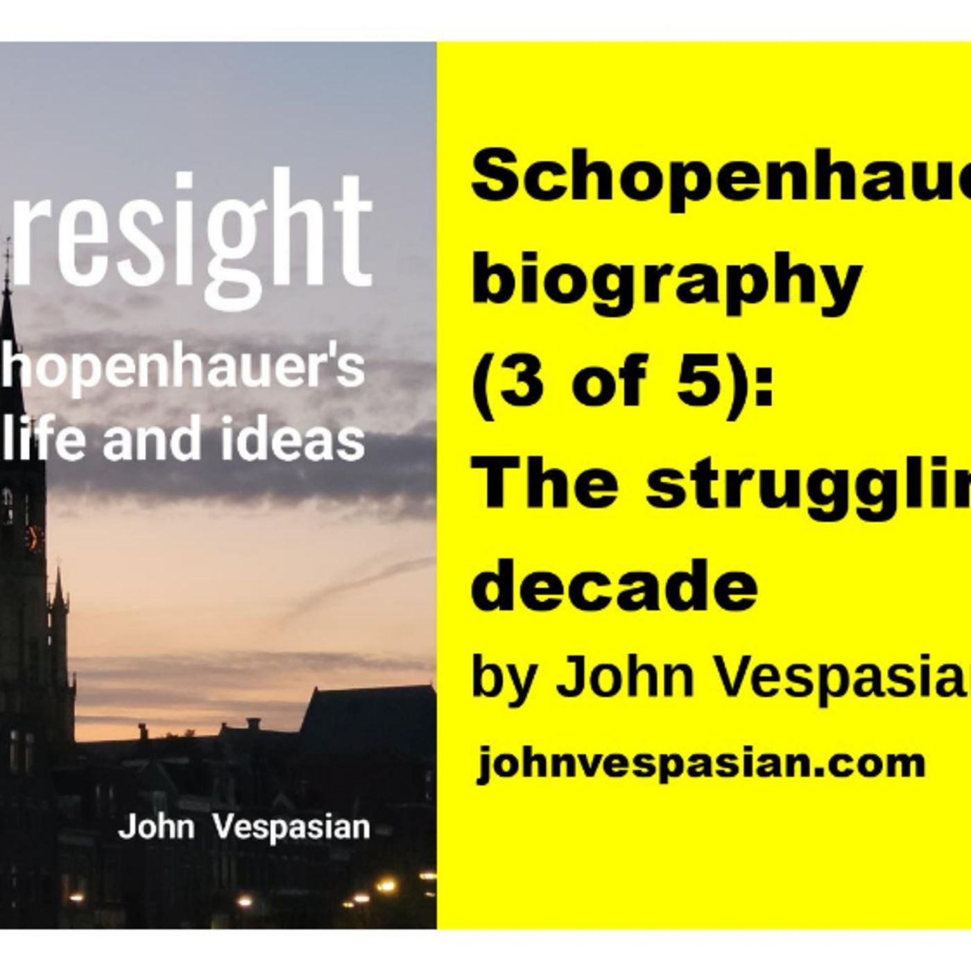 Schopenhauer’s biography (3 of 5): the struggling decade episode artwork