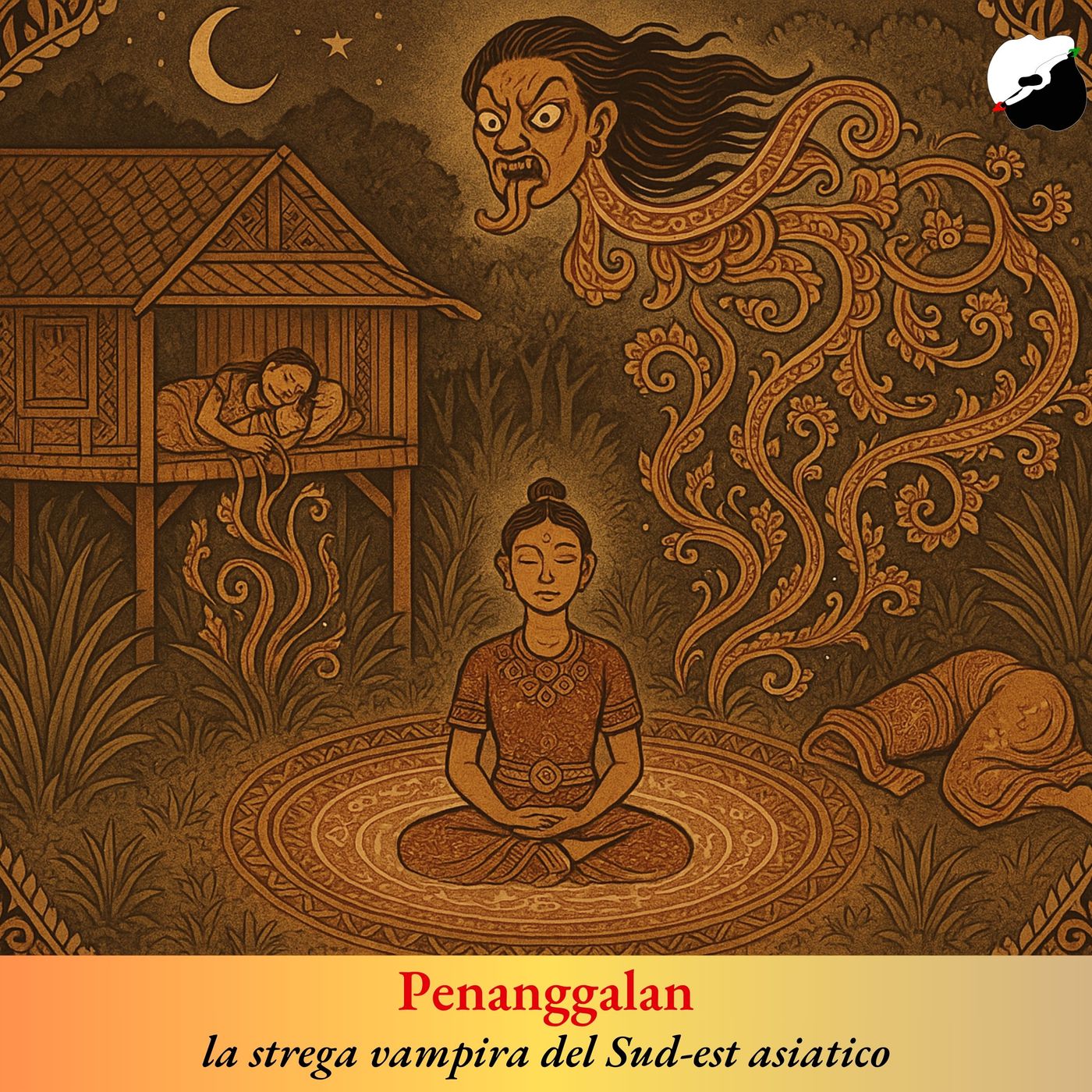 Penanggalan, la strega-vampira del Sud-est asiatico