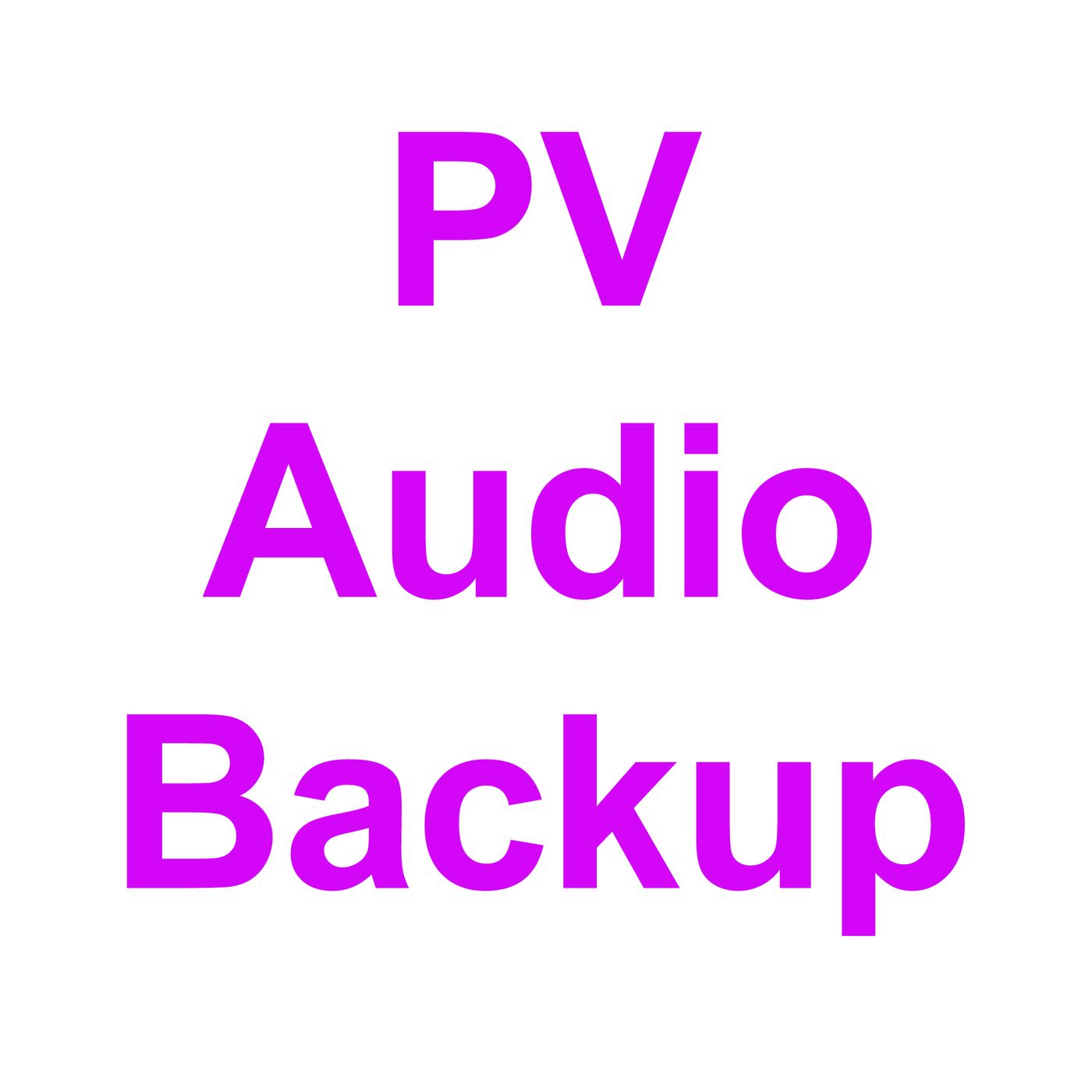 PV Backup AUDIO