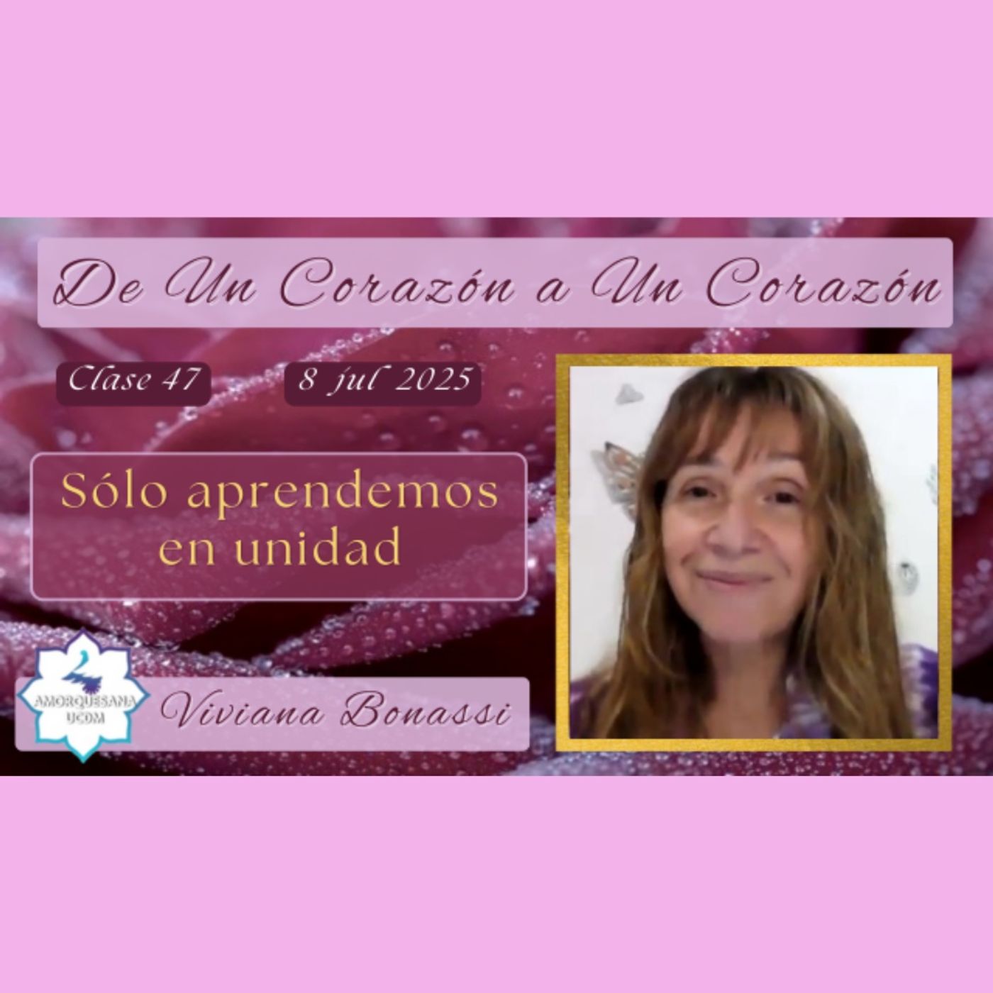 Clase 47 - Sólo aprendemos en unidad - Viviana Bonassi - De Un Corazón a Un Corazón - 8 jul 2025