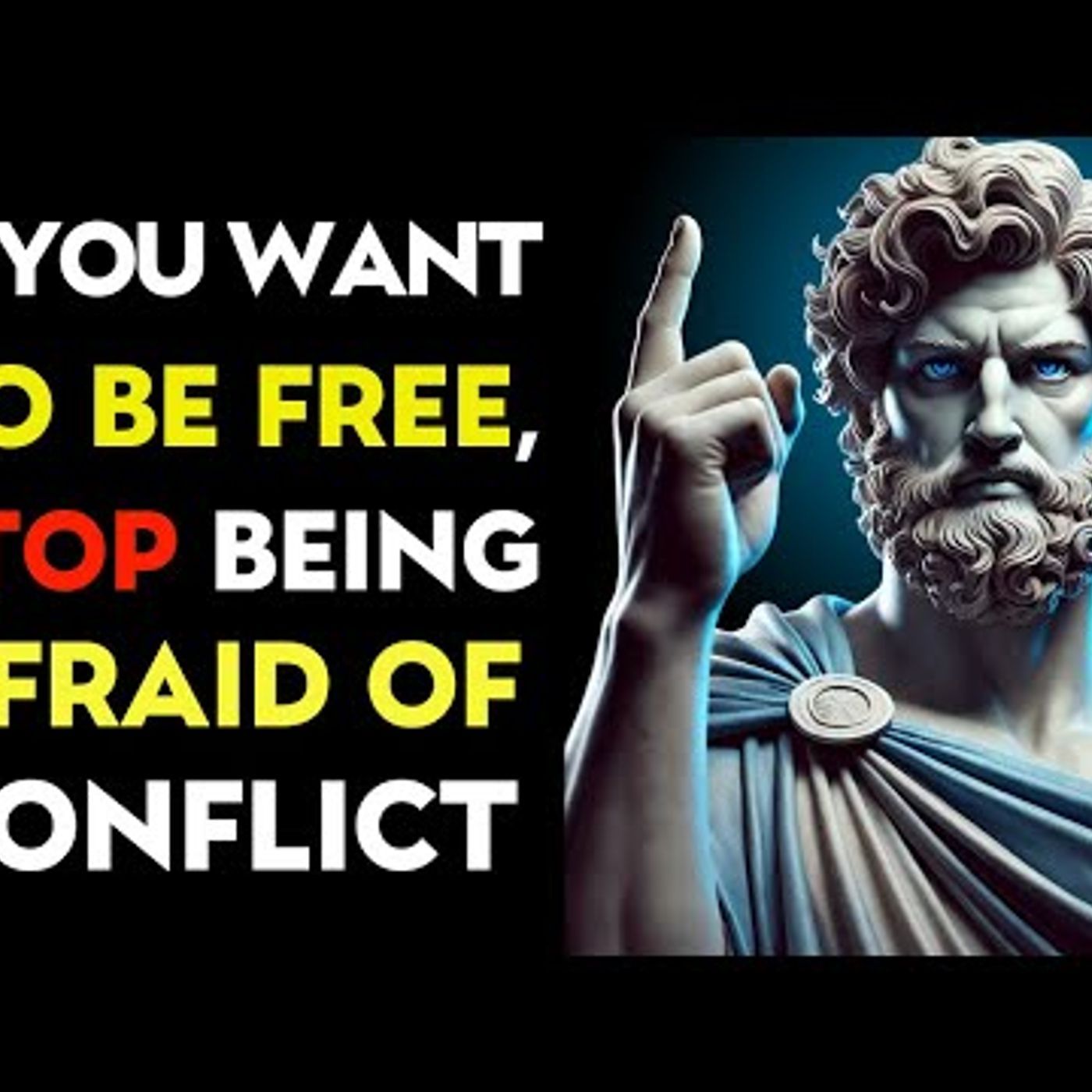 If You Want to Be FREE, STOP Being Afraid of Conflict _ Stoic Philosophy episode artwork