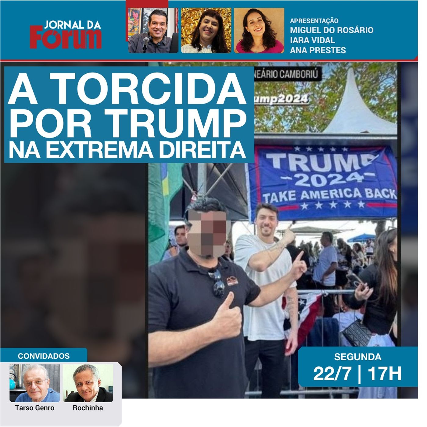 Torcida por Trump na extrema direita | Nikolas Ferreira faz apito de cachorro racista contra Kamala episode artwork