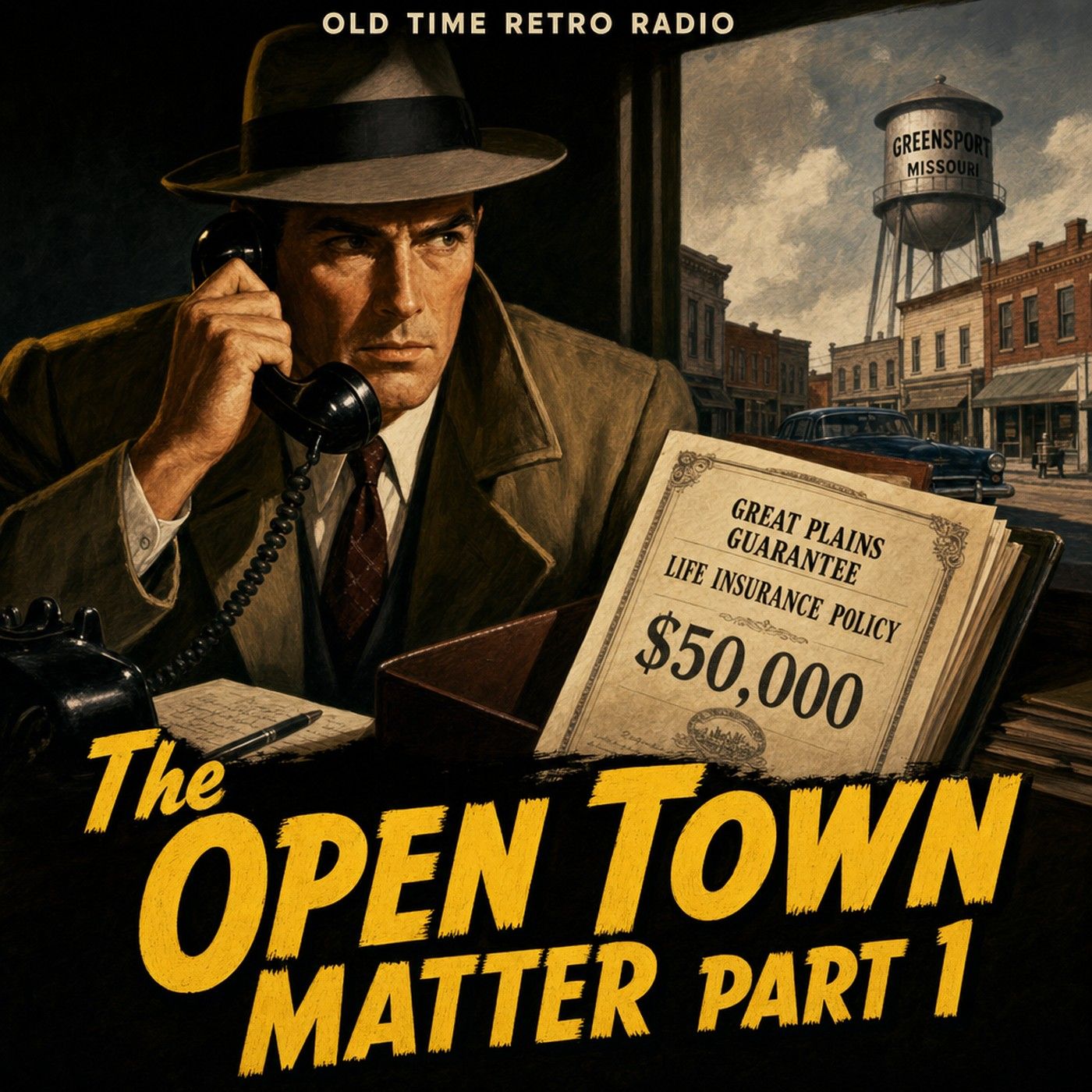 Yours Truly Johnny Dollar - "The Open Town Matter Part 1" (Old Time Radio) episode artwork