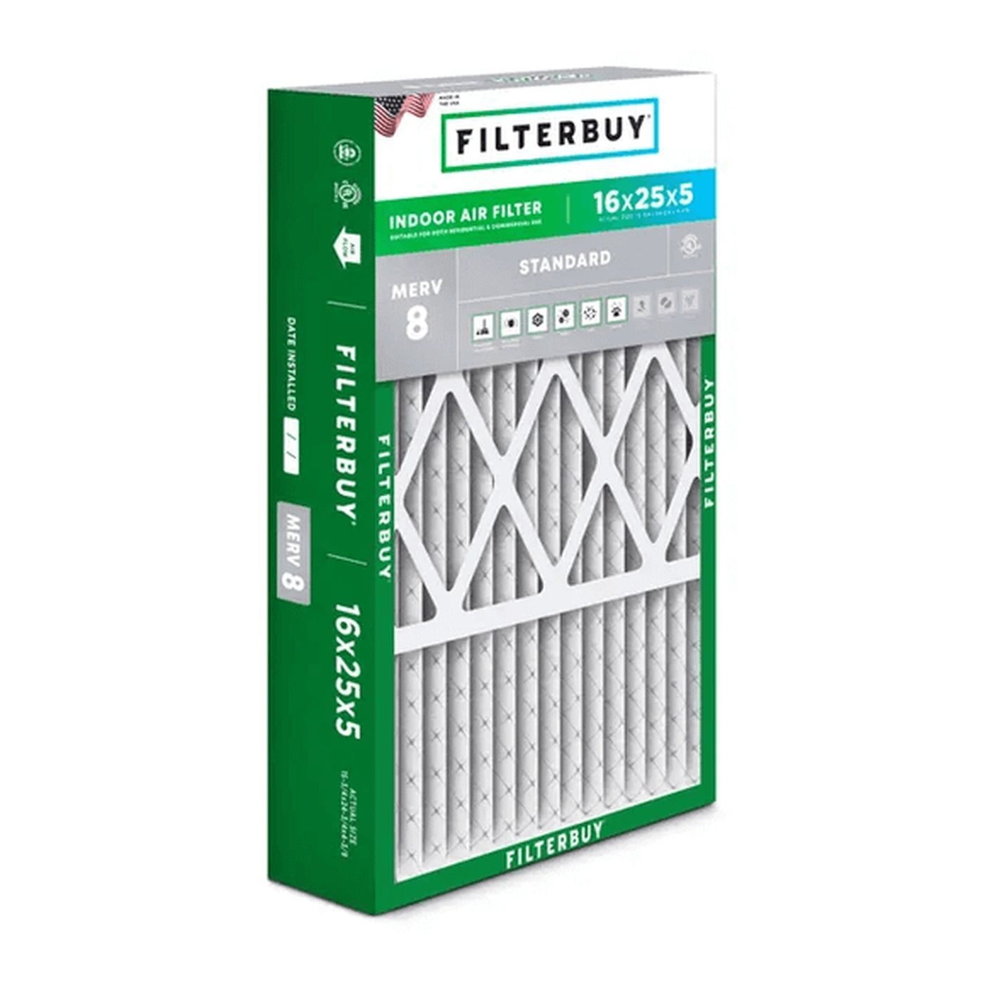 Best 16x25x5 Bryant Furnace & HVAC Air Conditioner Filters