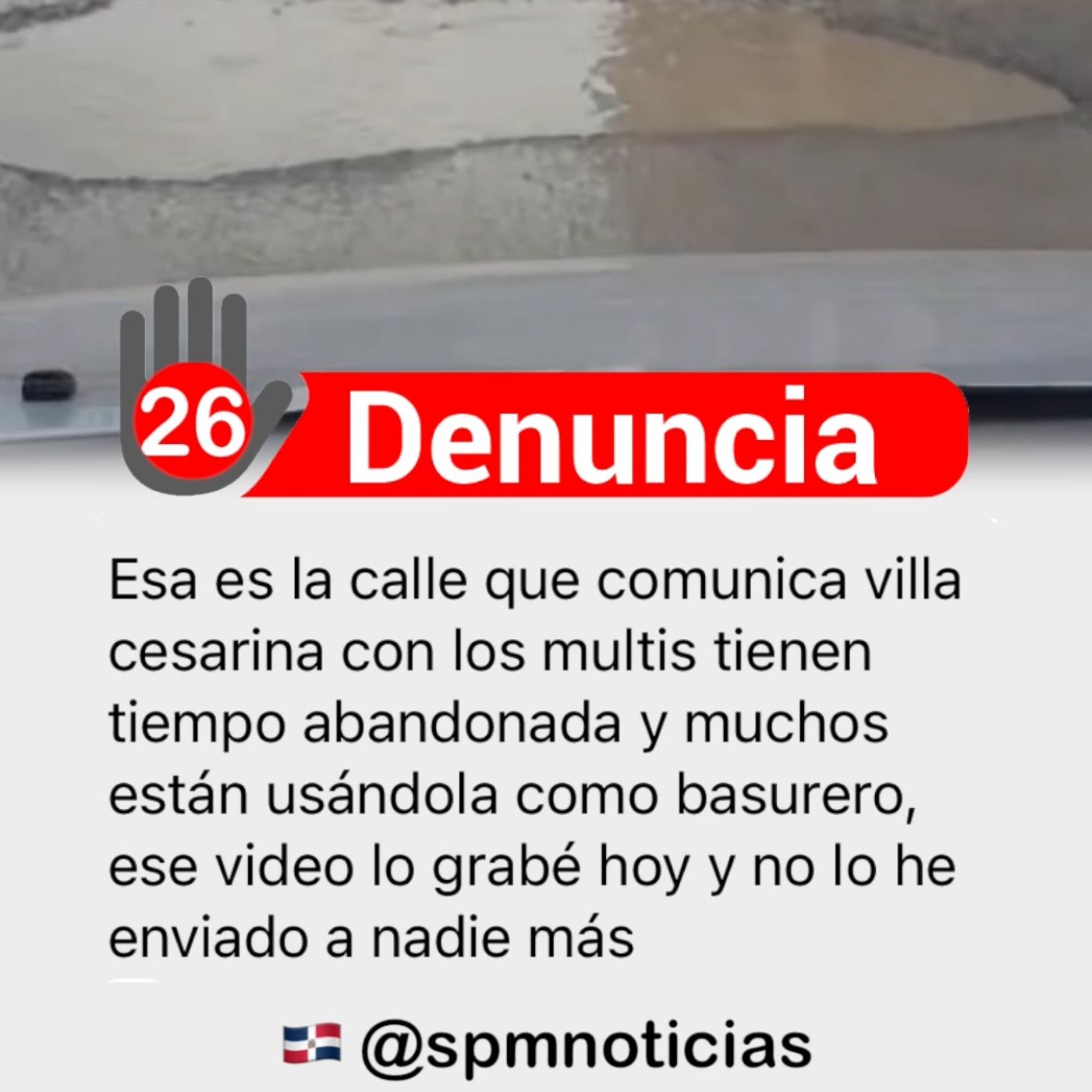 Denuncian malas condiciones de la calle que comunica Villa Cesarina con los Multis episode artwork