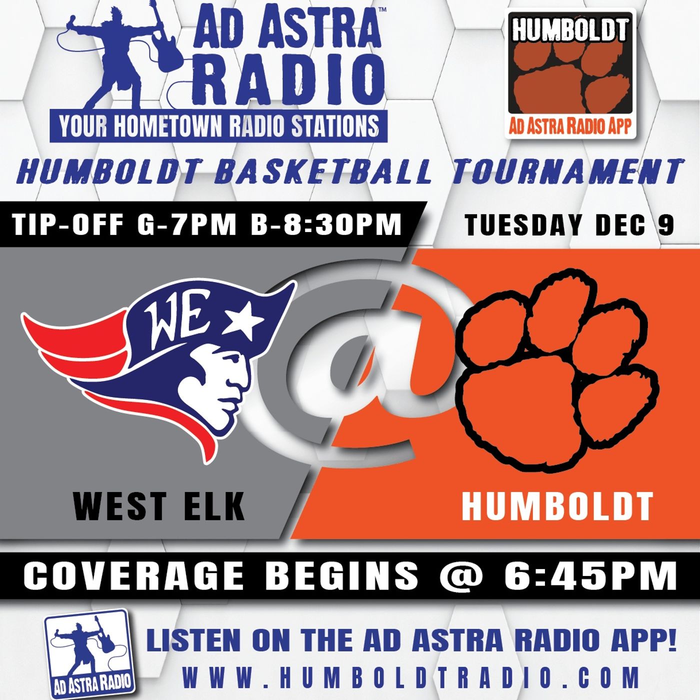 West Elk Partiots at Humboldt Cubs High School Basketball (Humboldt Tournament-December 9, 2025) episode artwork