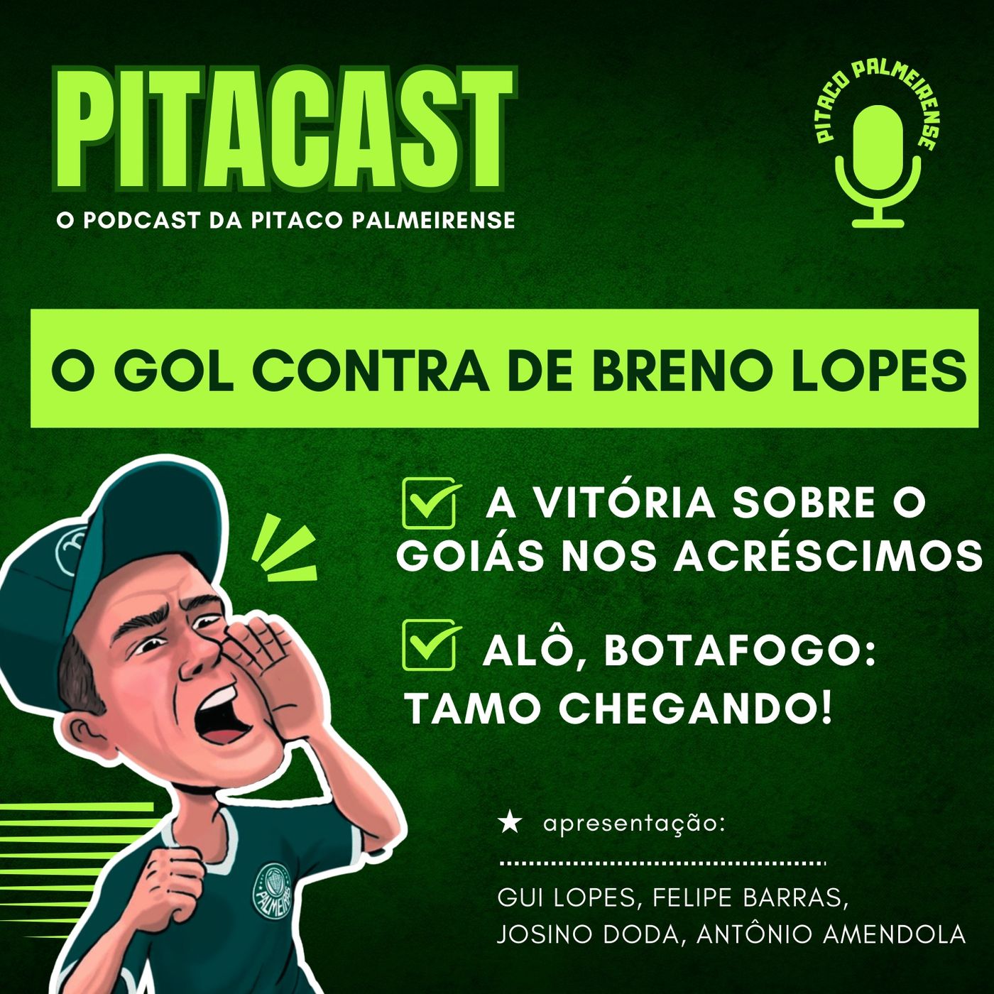 Pós-jogo Palmeiras x Goiás | Gol contra de Breno Lopes | Te cuida, Botafogo! episode artwork