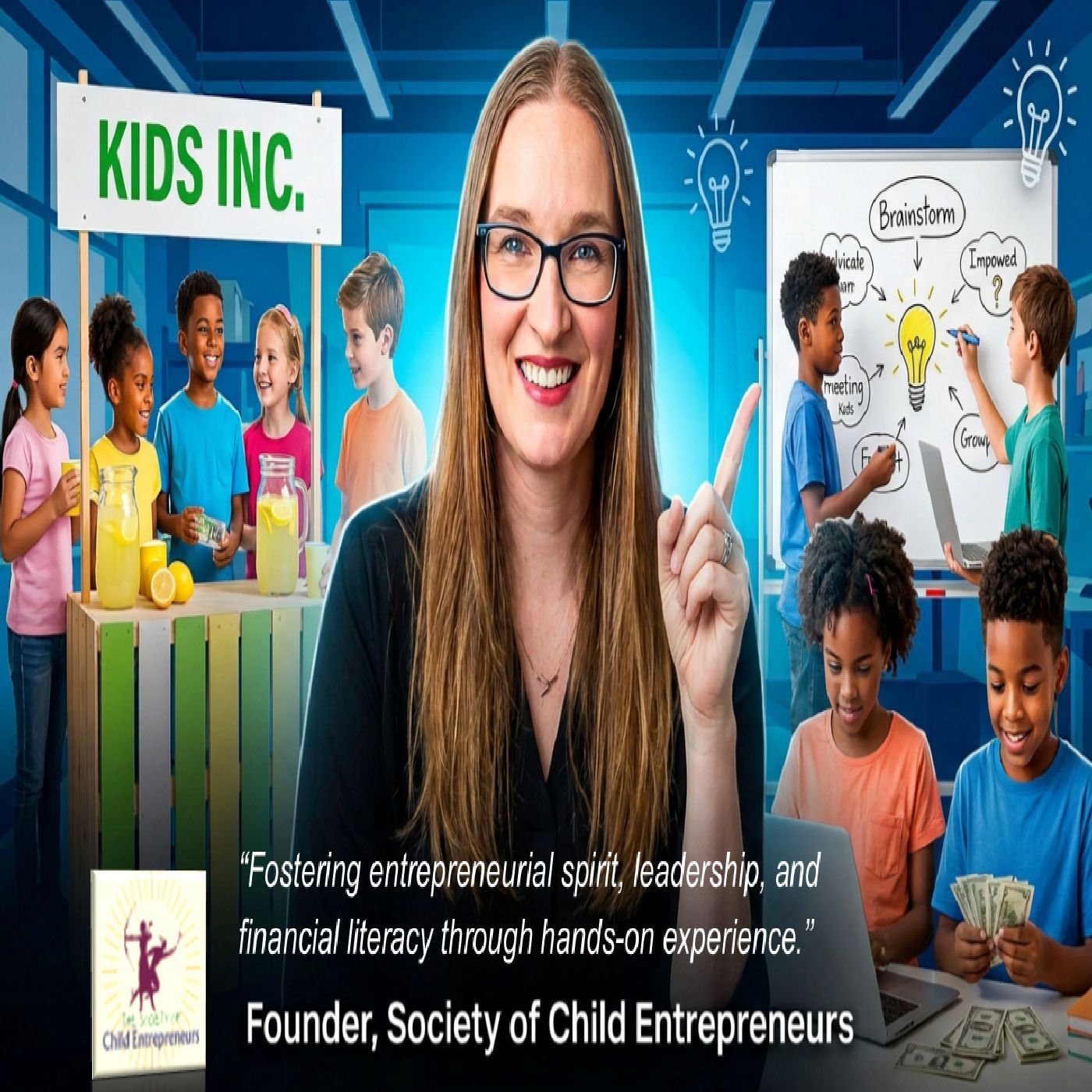 Teaching Kids to Build Real Businesses Before They're Teenagers episode artwork
