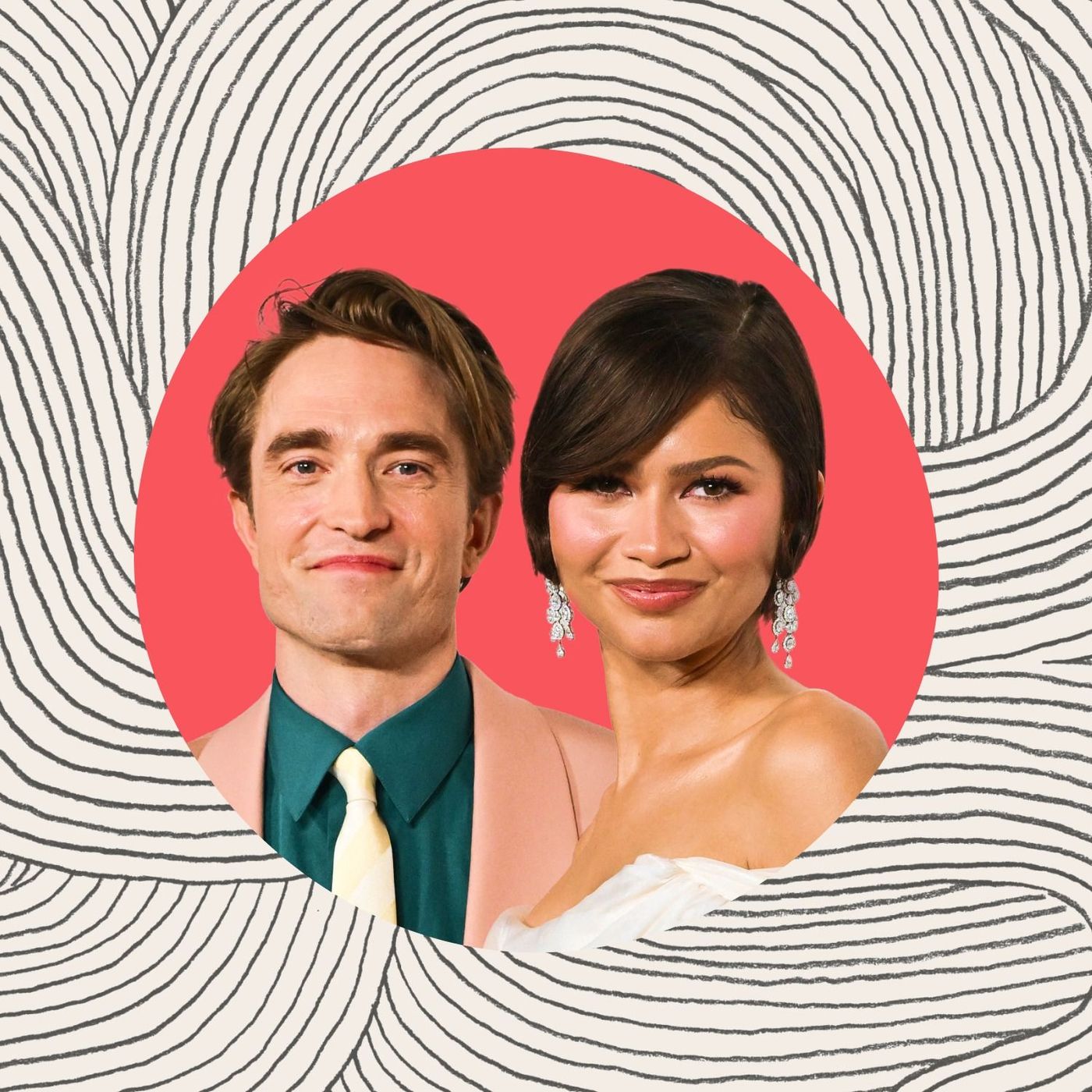 Zendaya and Robert Pattinson on Marriage and Secrets — Modern Love cover