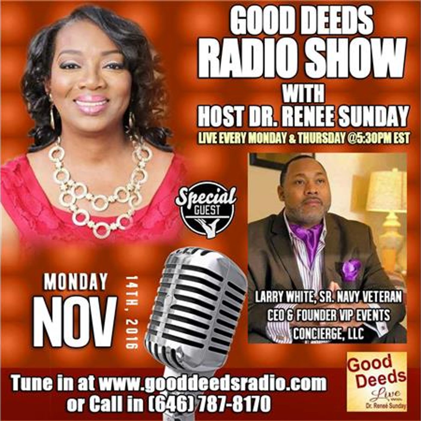 Creating Visions & Leaders:Larry White, Sr. Founder VIPeVENTS Concierge on GD episode artwork