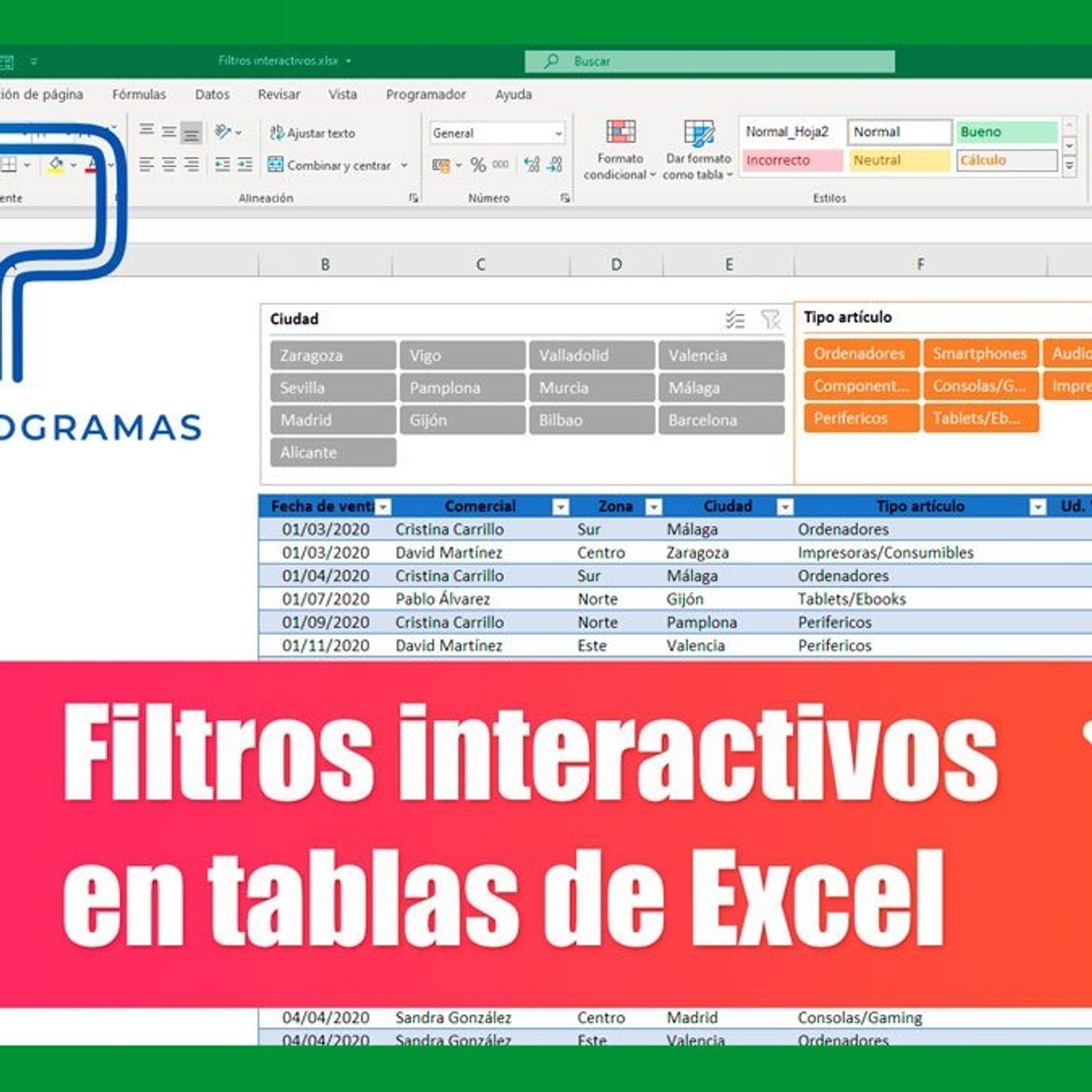 Filtros en Excel cover art