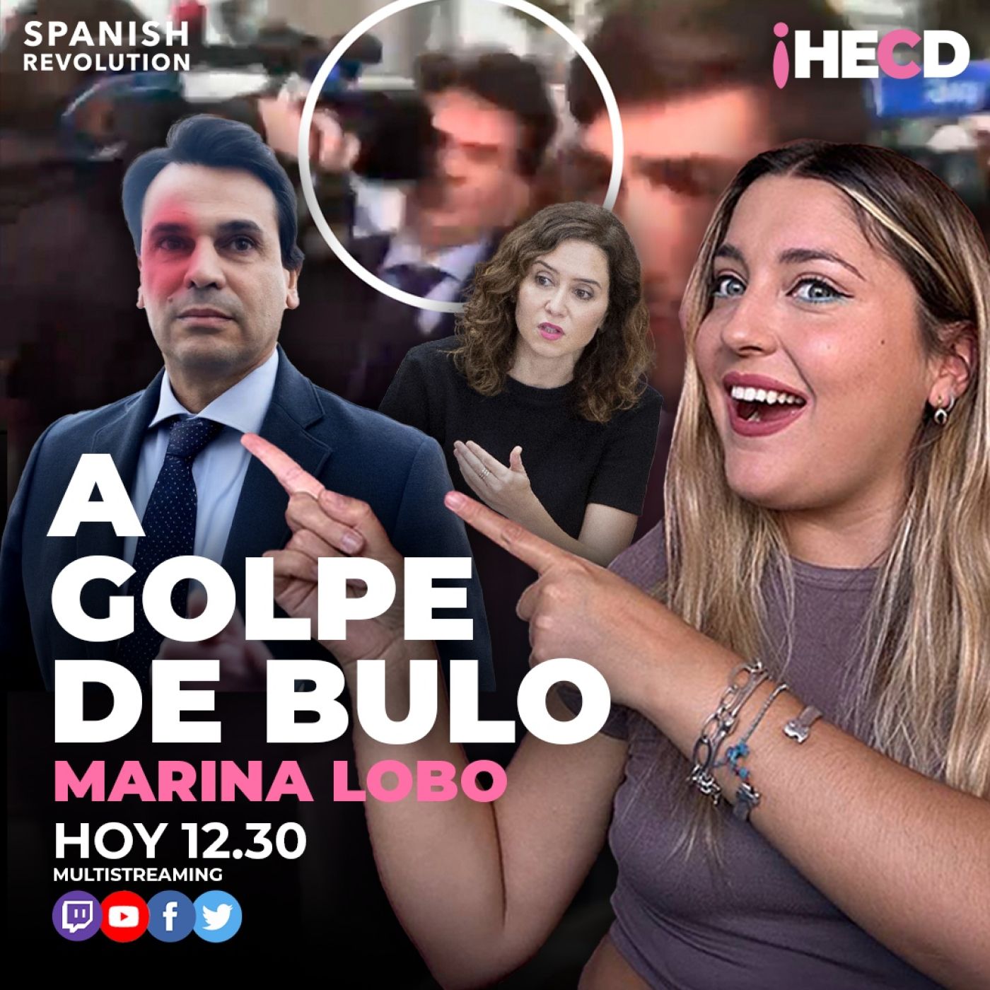 HECD! 519 Marina Lobo - El bulo de que el novio de Ayuso ha sido agredido+ noticias de MAR + Piquetes de inquilinas