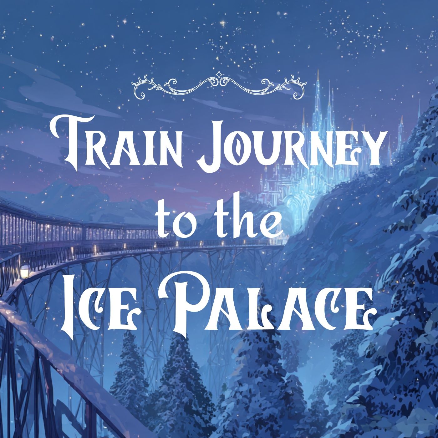 Train Journey to the Ice Palace - A Cozy Bedtime Story for Adults