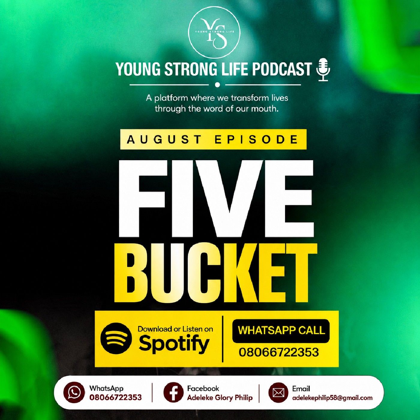 FIVE BUCKET episode artwork