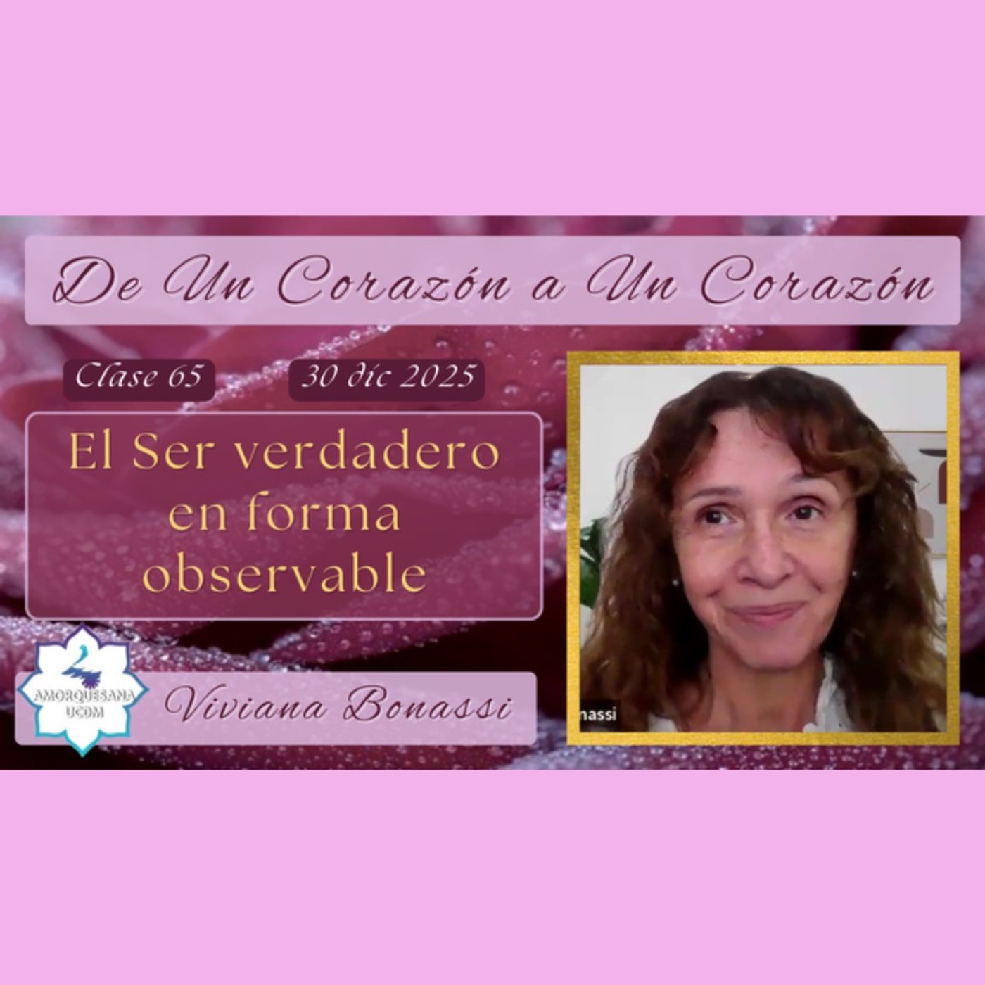Clase 65 -El Ser verdadero en forma observable - Viviana Bonassi - De Un Corazón a Un Corazón - 30 dic 2025