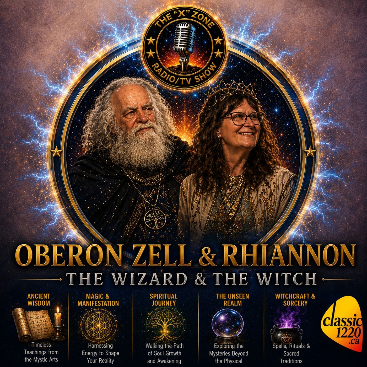 Rob McConnell Interviews - OBERON ZELL & RHIANNON - The Wizard & The Witch episode artwork