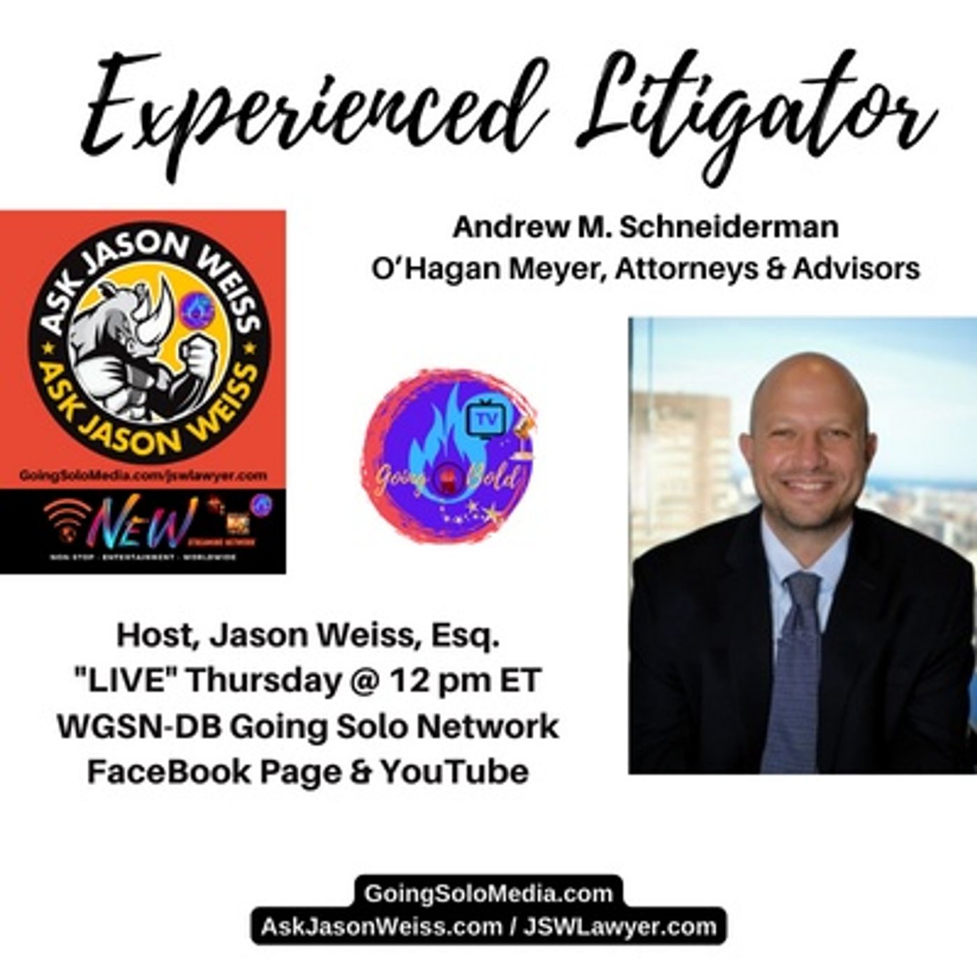Experienced Litigator with Andrew M. Schneiderman