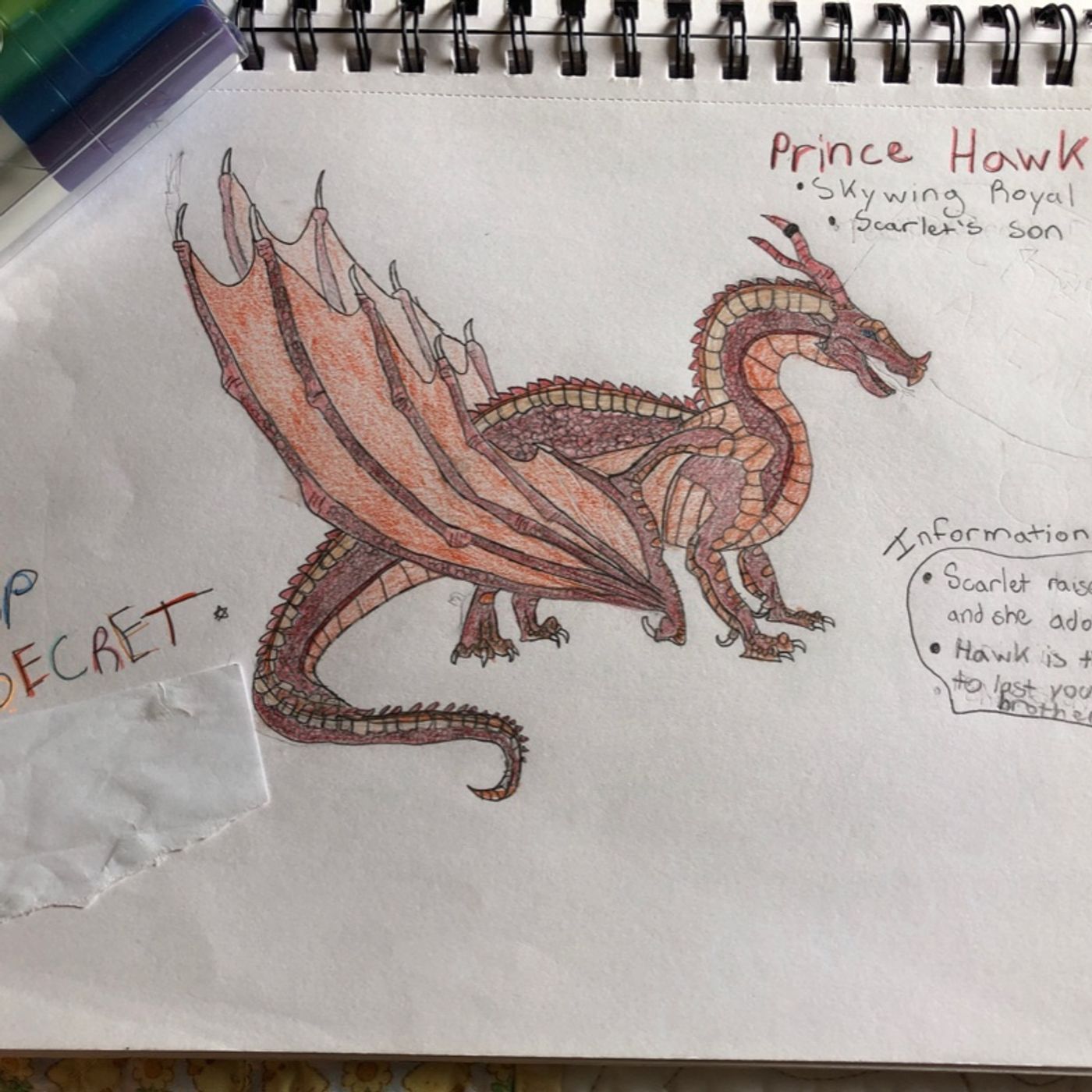 Wings of Fire characters based on Tui T. Sutherland’s Wings of fire books episode artwork