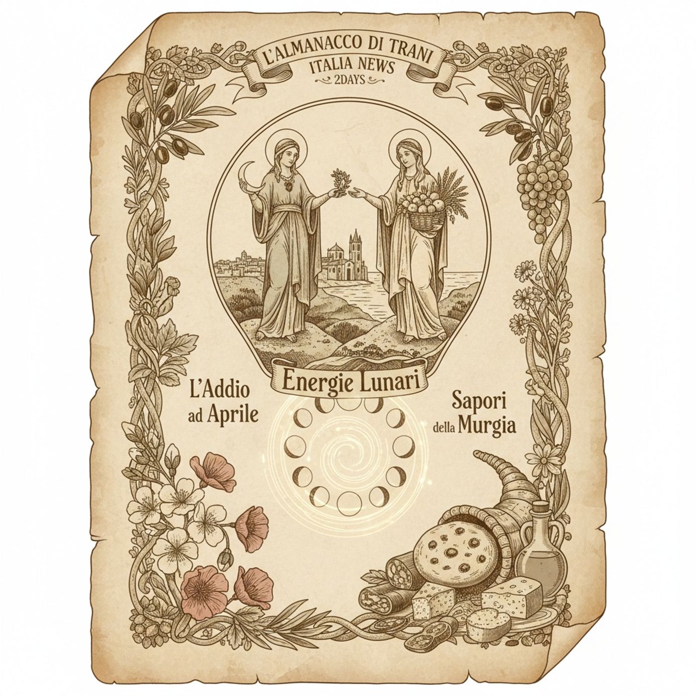 L'Almanacco di Trani Italia News: L'Addio ad Aprile tra Sante Patrone, Energie Lunari e Sapori della Murgia episode artwork