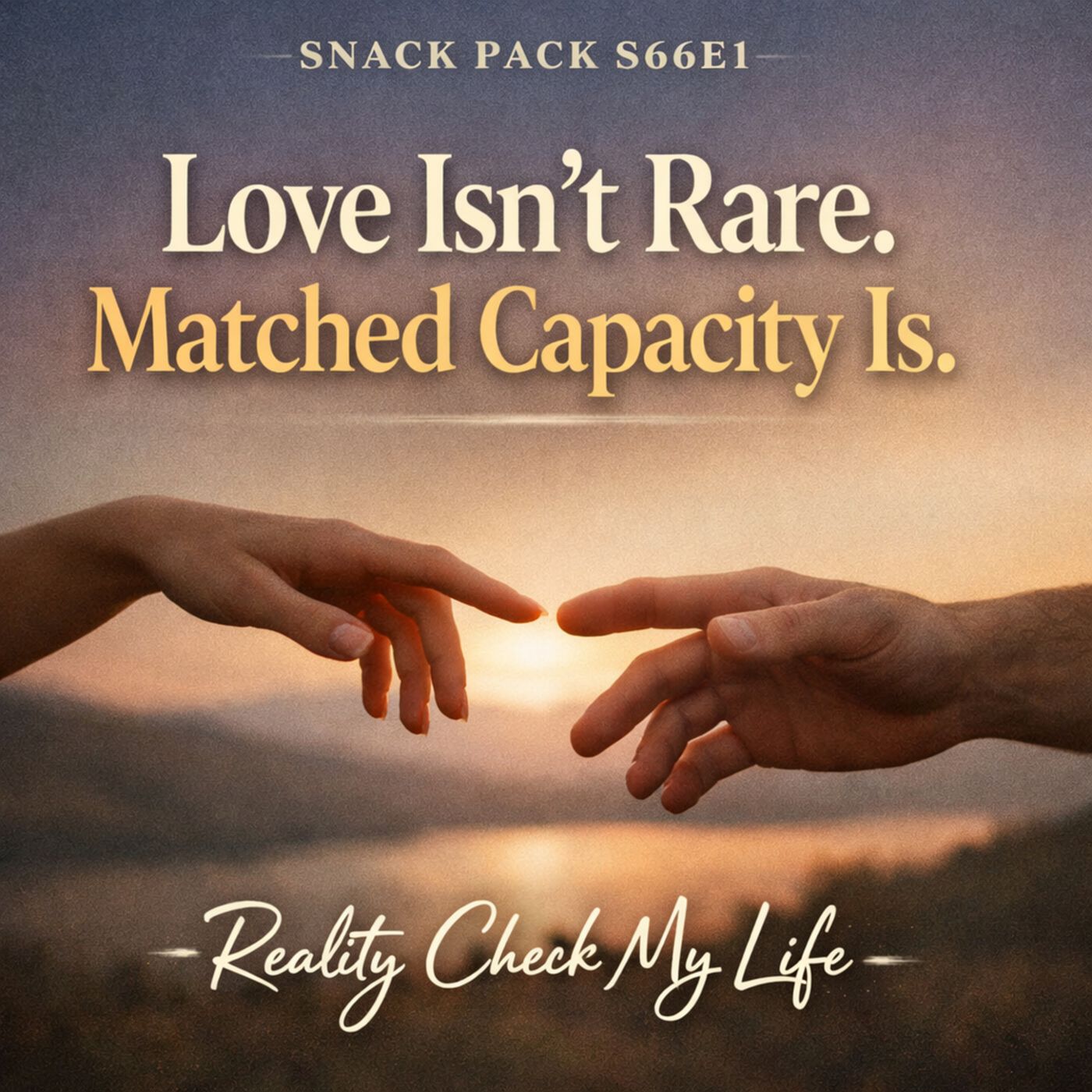 Snack Pack S66E1: Love Isn’t Rare. Matched Capacity Is. episode artwork