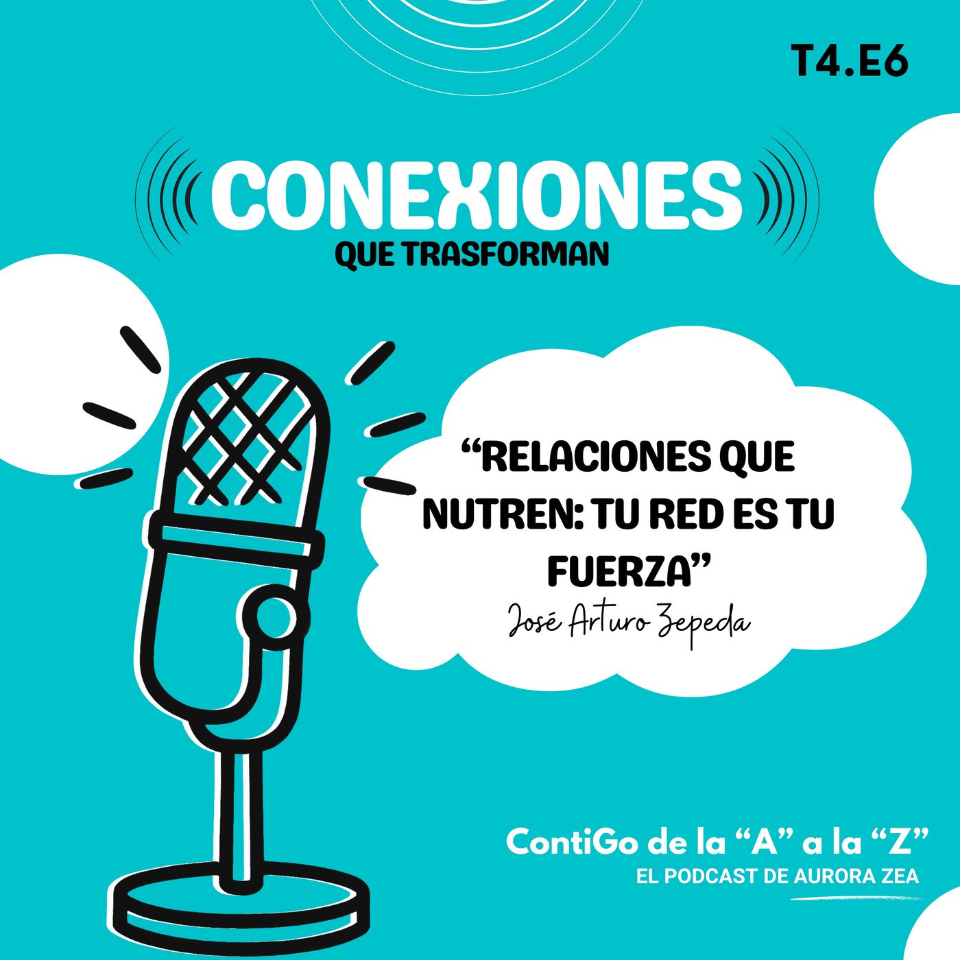 T4.E6. Relaciones que nutren tu red es tu fuerza - Aurora Zea y Arturo Zepeda episode artwork