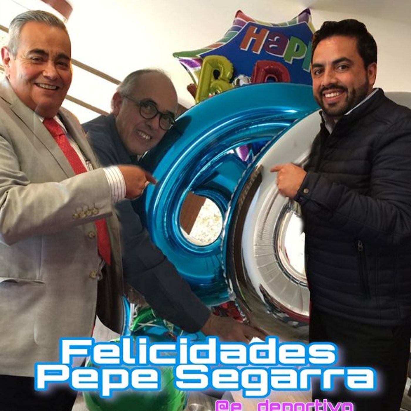 Feliz Cumpleaños al único e inigualable Pepe Segarra en Espacio Deportivo de la Tarde 26 de Octubre 2020