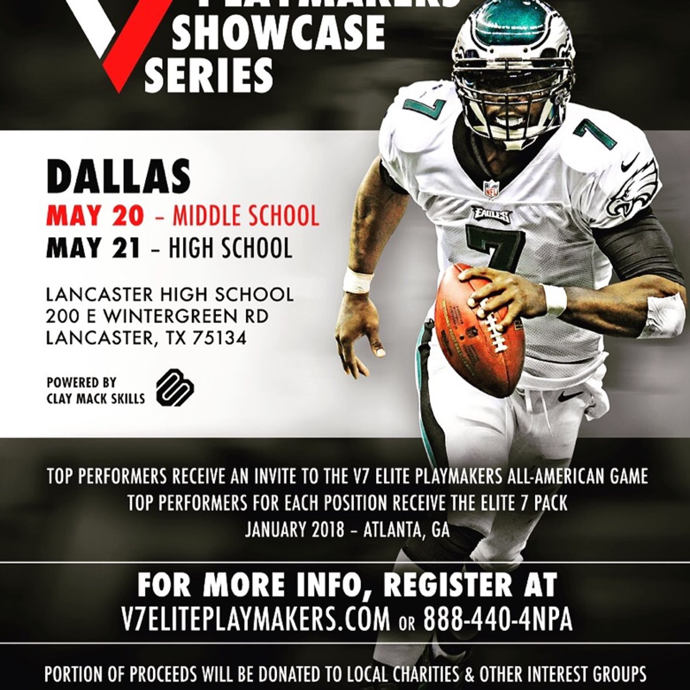 Mike Vick V7 ELITE PLAYMAKERS SHOWCASE  Interview Lancaster, TX episode artwork