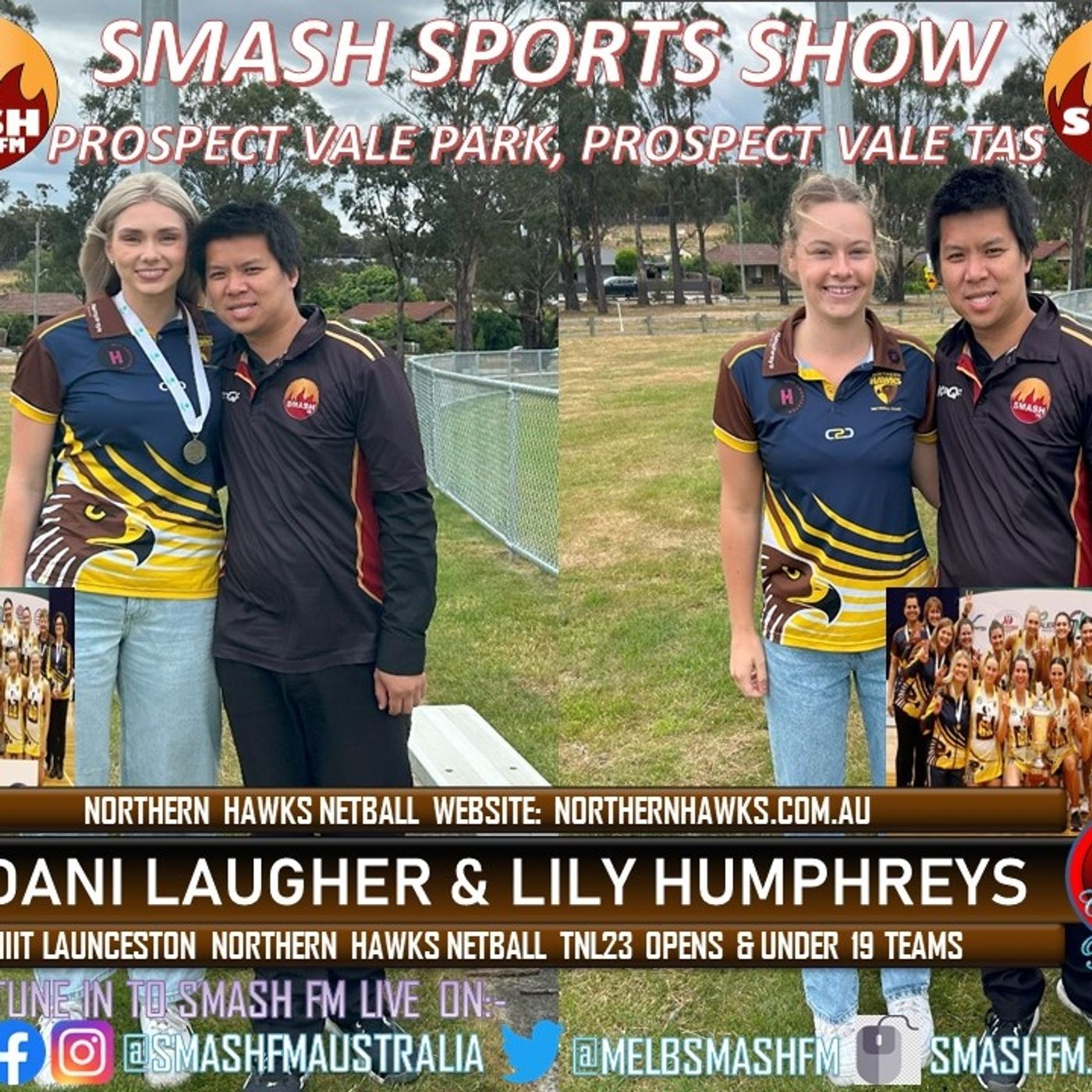 SSS10THYR: HIIT Launceston Northern Hawks Netball TNL23 Interviews 091223